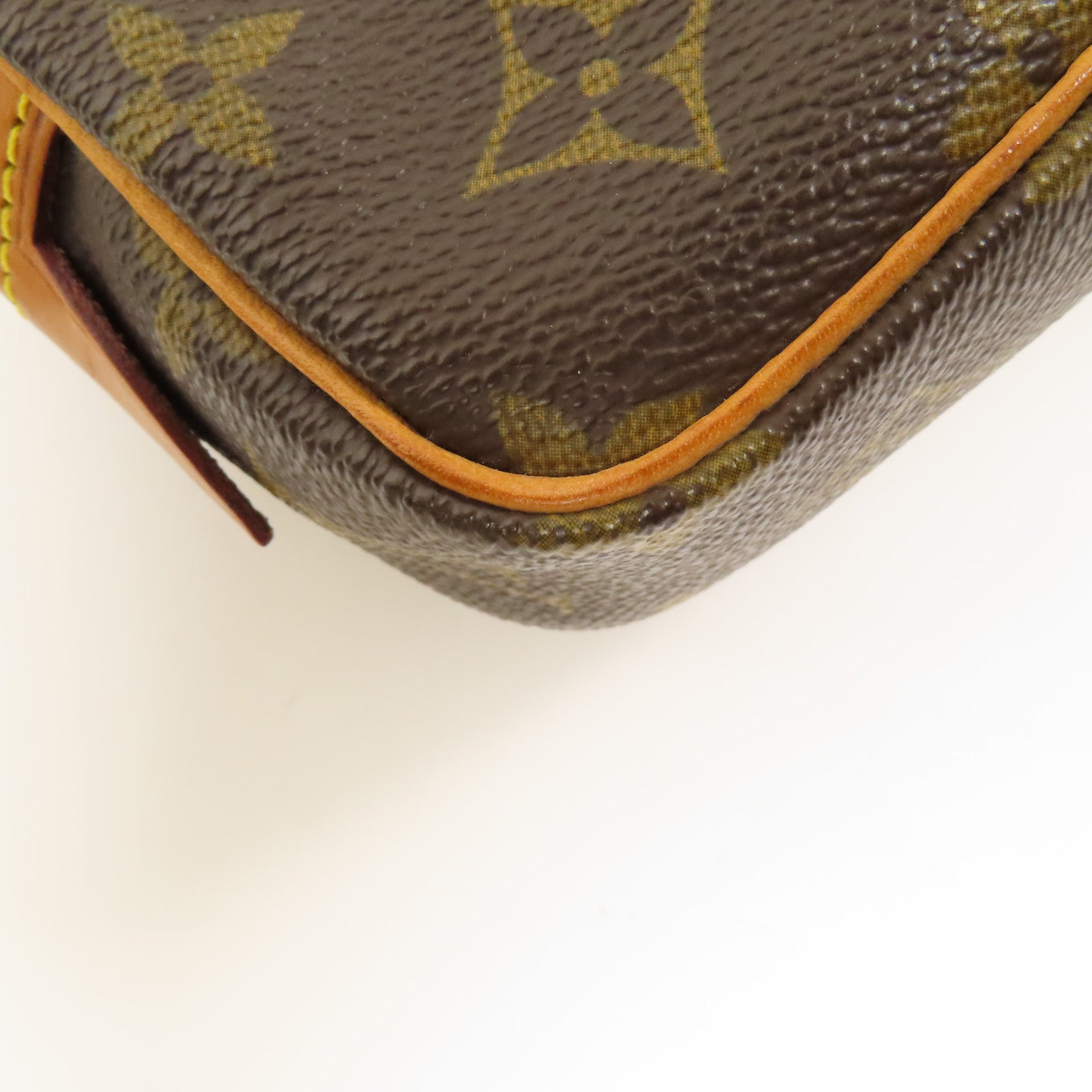 LOUIS VUITTON Monogram Marly Bandouliere金扣肩背袋棕色