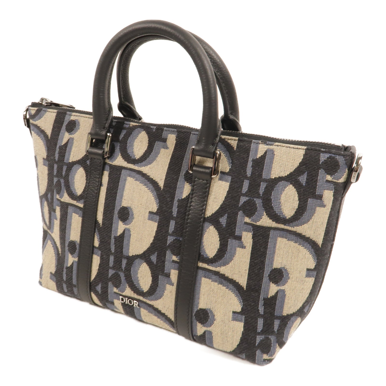 Dior 帆布Weekender 25手挽肩背兩用袋