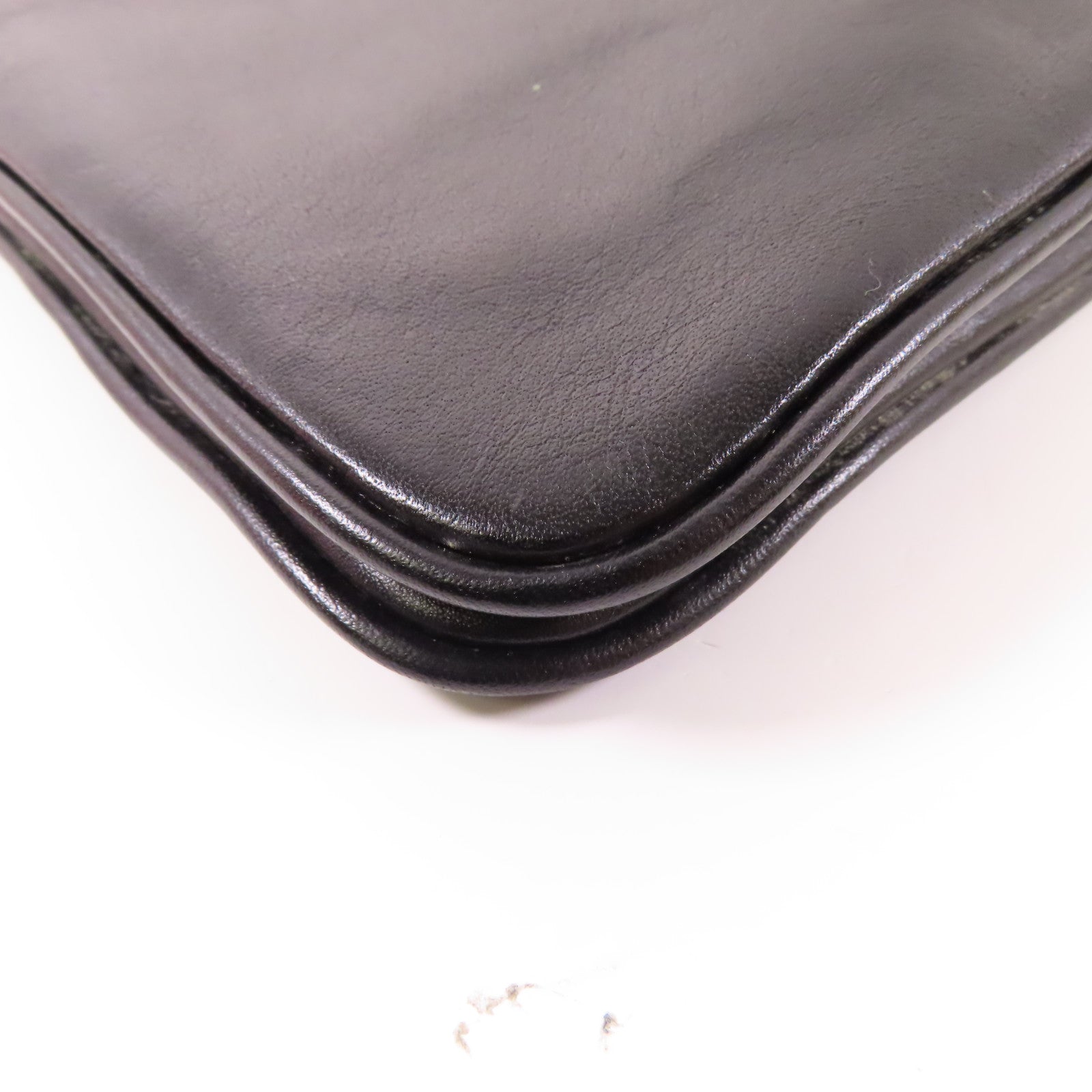 牛皮皮革Chain Shoulder金扣鏈帶肩背袋