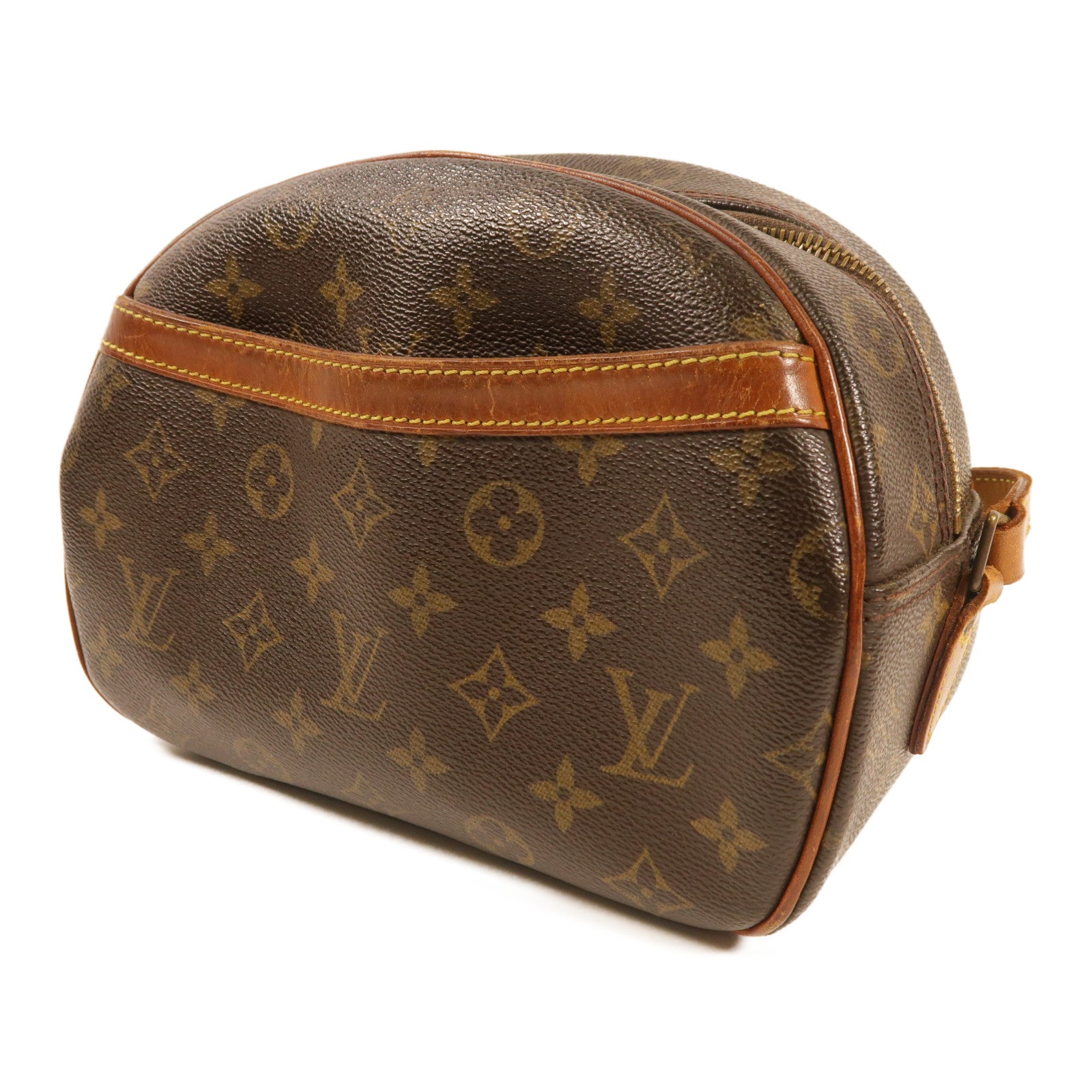 LOUIS VUITTON Monogram Blois金扣肩背袋棕色