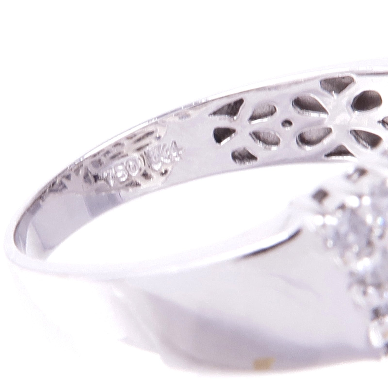 JEWELRY 【激減優惠】18K白金Diamond Ring鑽石戒指US#7.5