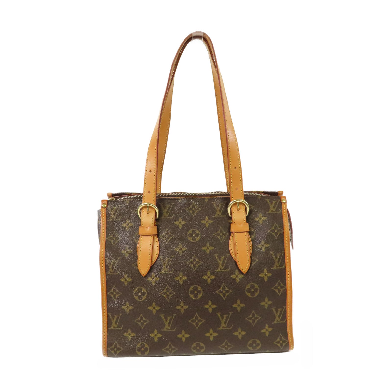 LOUIS VUITTON Monogram Popincourt Haut金扣肩背袋啡色