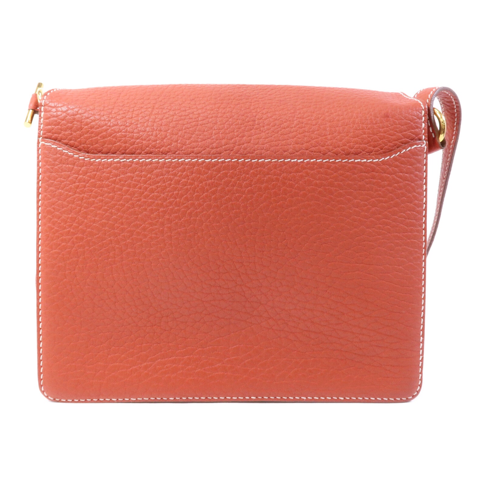 HERMES Clemence皮革 Roulis 23金扣肩背袋