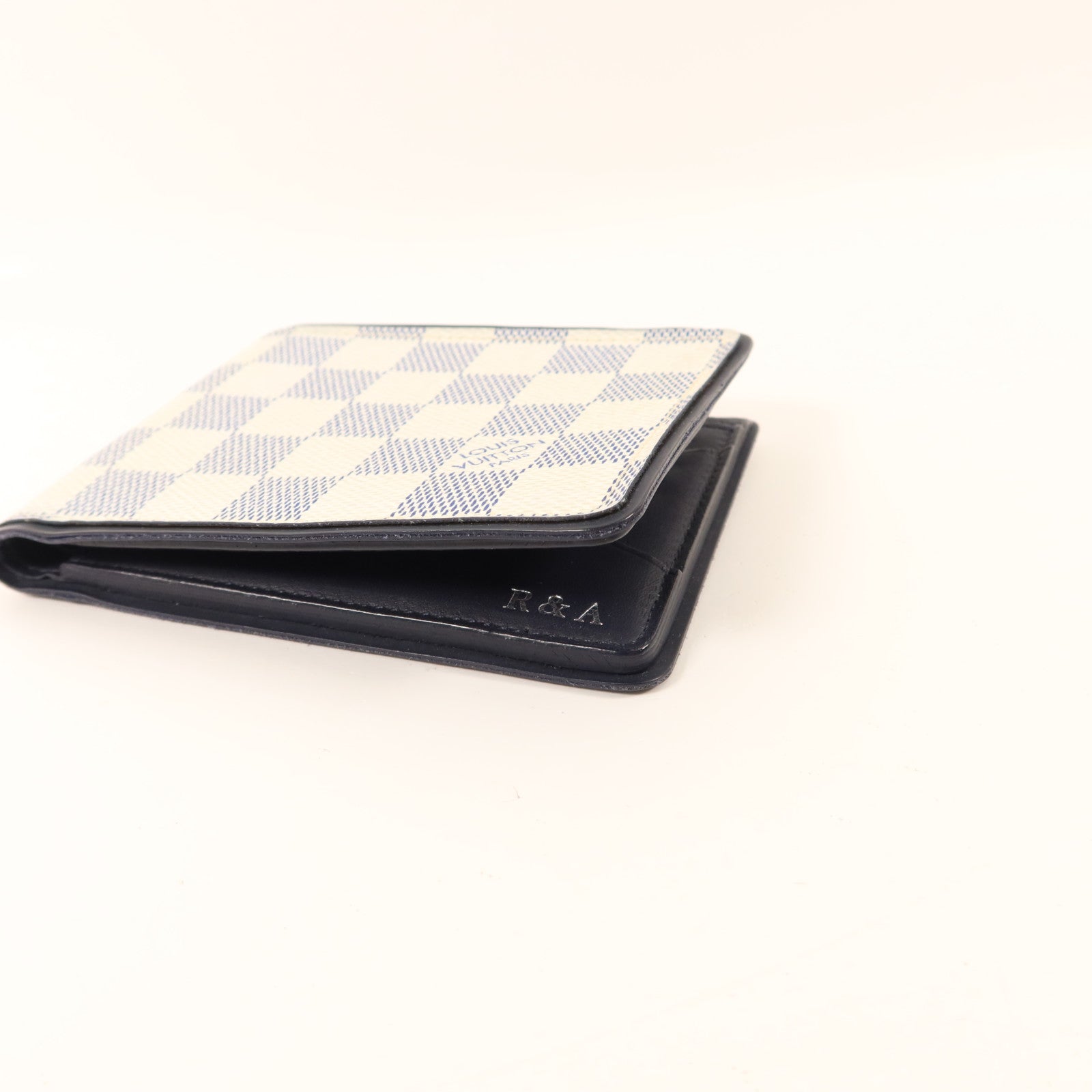 LOUIS VUITTON Damier Azur Bi-Fold Multiple Wallet錢包