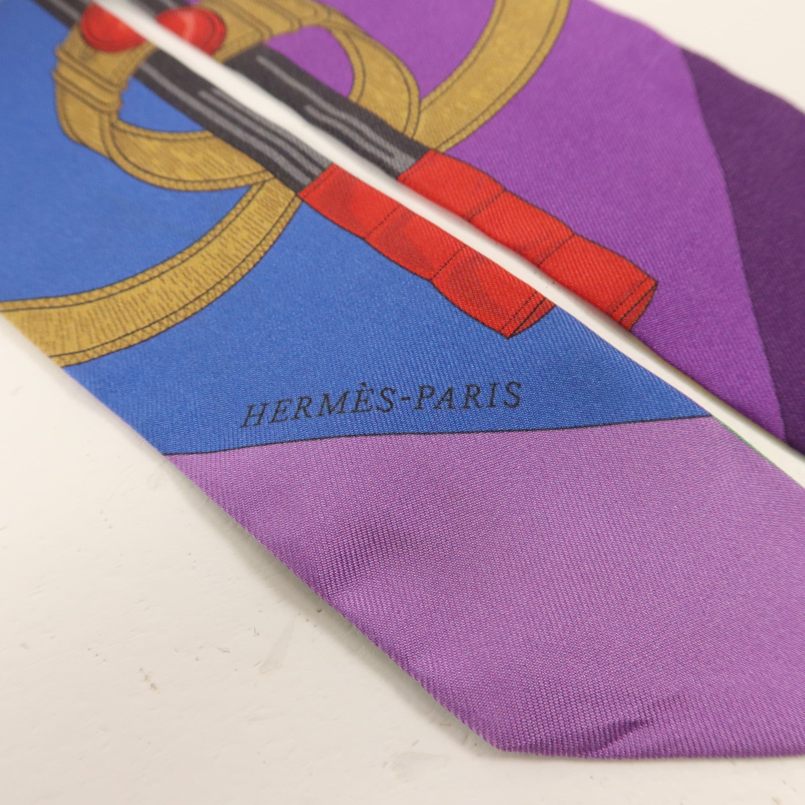HERMES 絲質Twilly絲巾