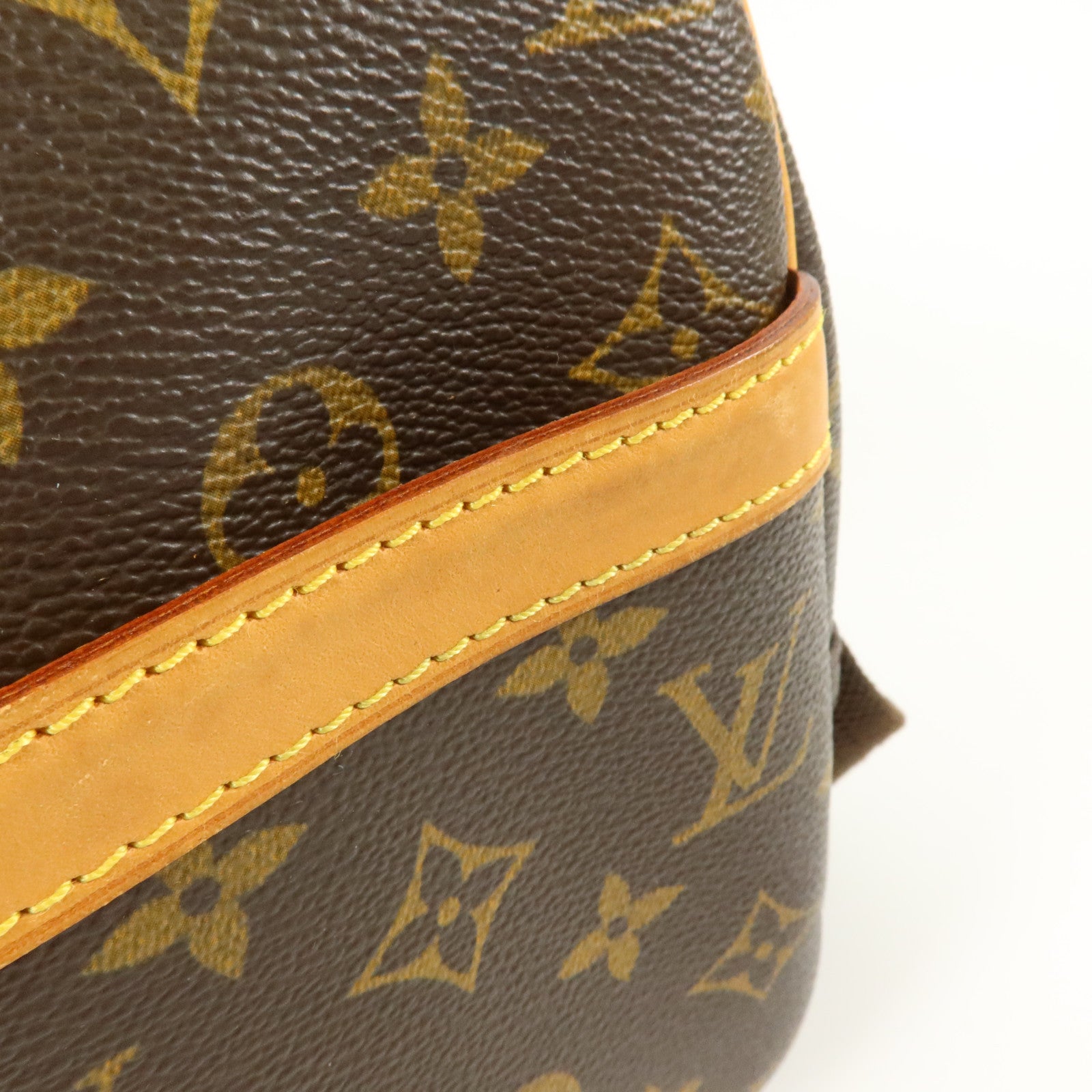 LOUIS VUITTON Monogram Reporter PM金扣肩背袋棕色