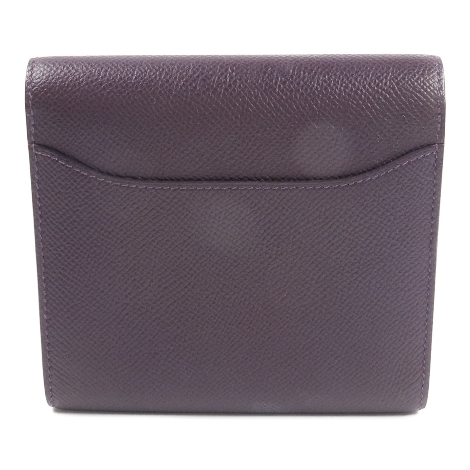 HERMES Epsom皮革Constance Wallet錢包Raisin
