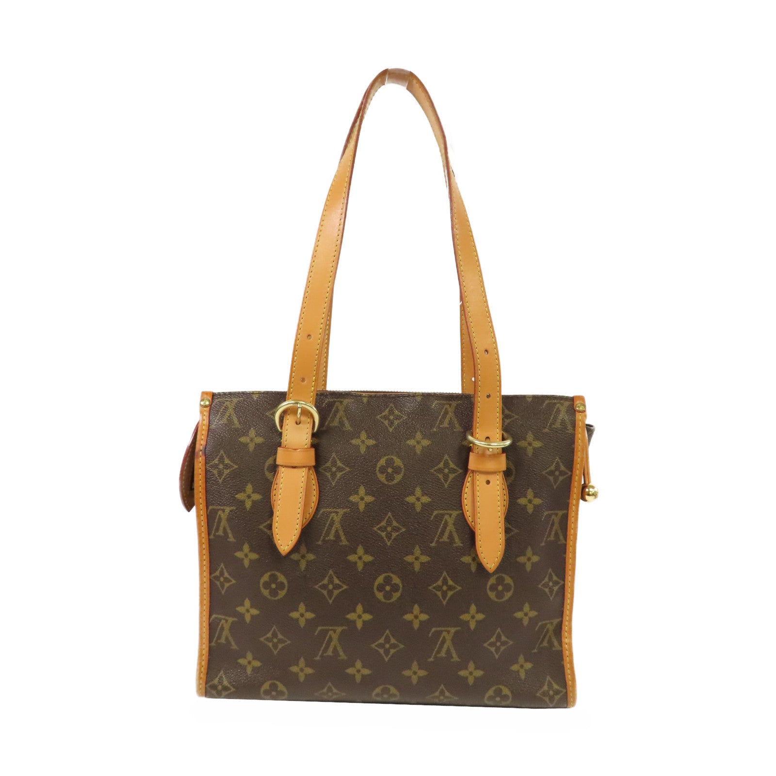 LOUIS VUITTON Monogram Popincourt Haut金扣肩背袋啡色