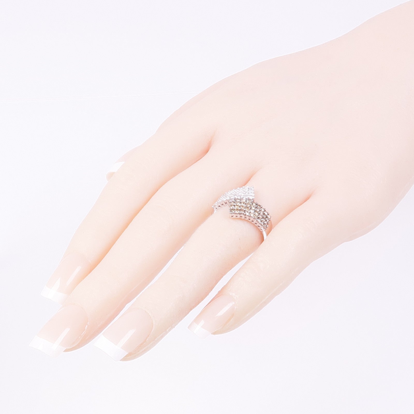 JEWELRY 【激減優惠】18K白金Diamond Ring鑽石戒指US#7.5