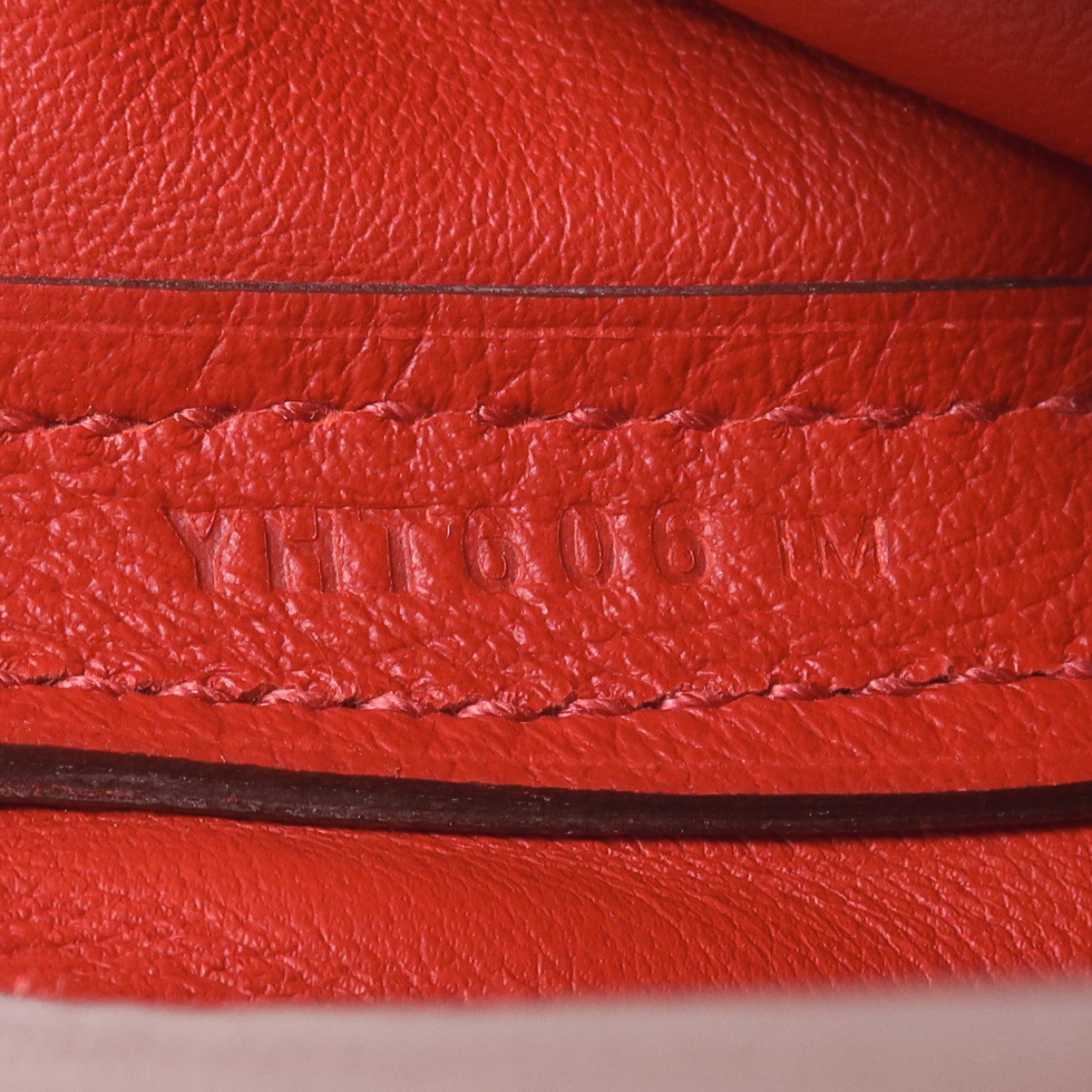 HERMES Evercolor皮革24/24 Mini金扣手挽肩背兩用袋Rouge Piment