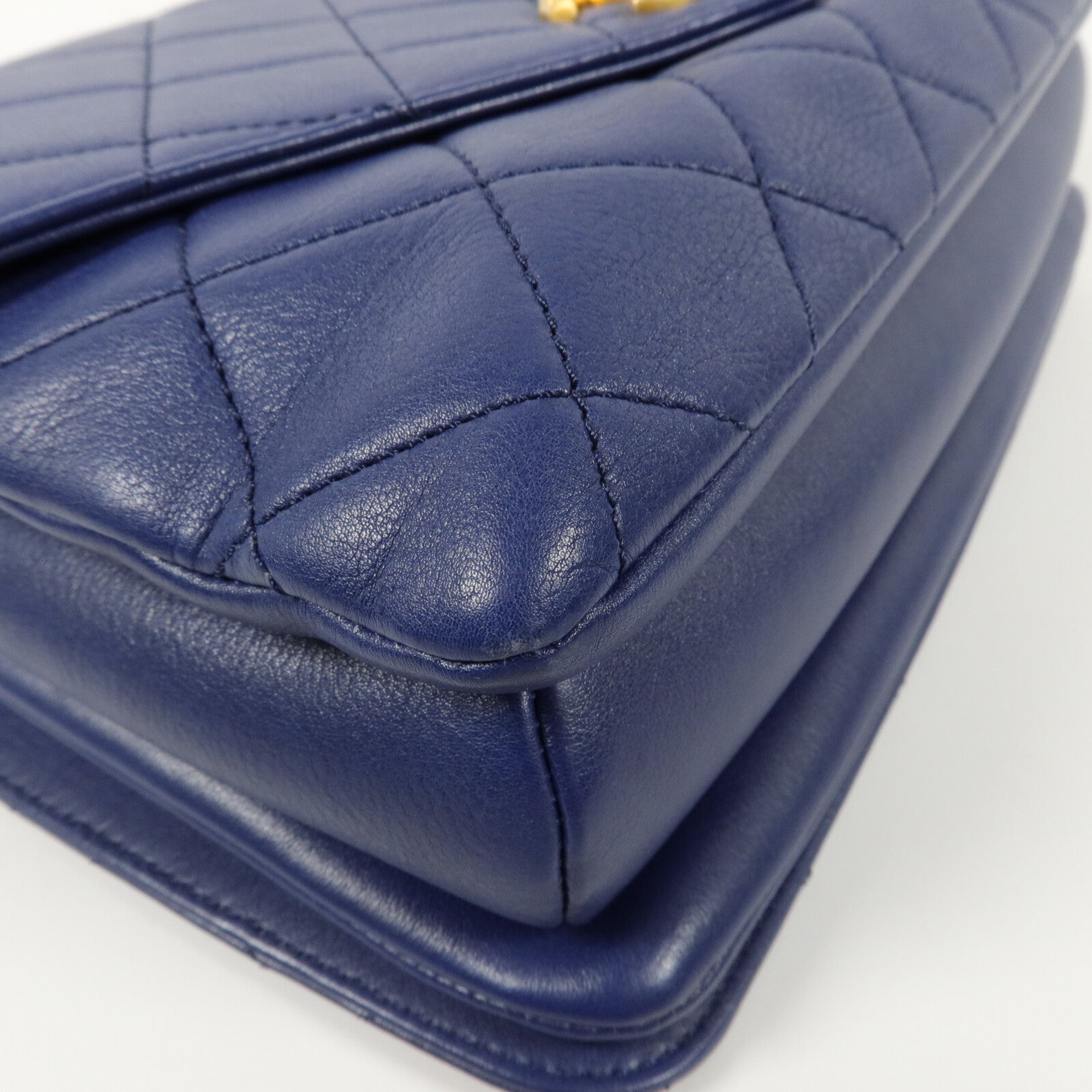 CHANEL 牛皮皮革Shoulder Bag鏈帶手挽肩背兩用袋