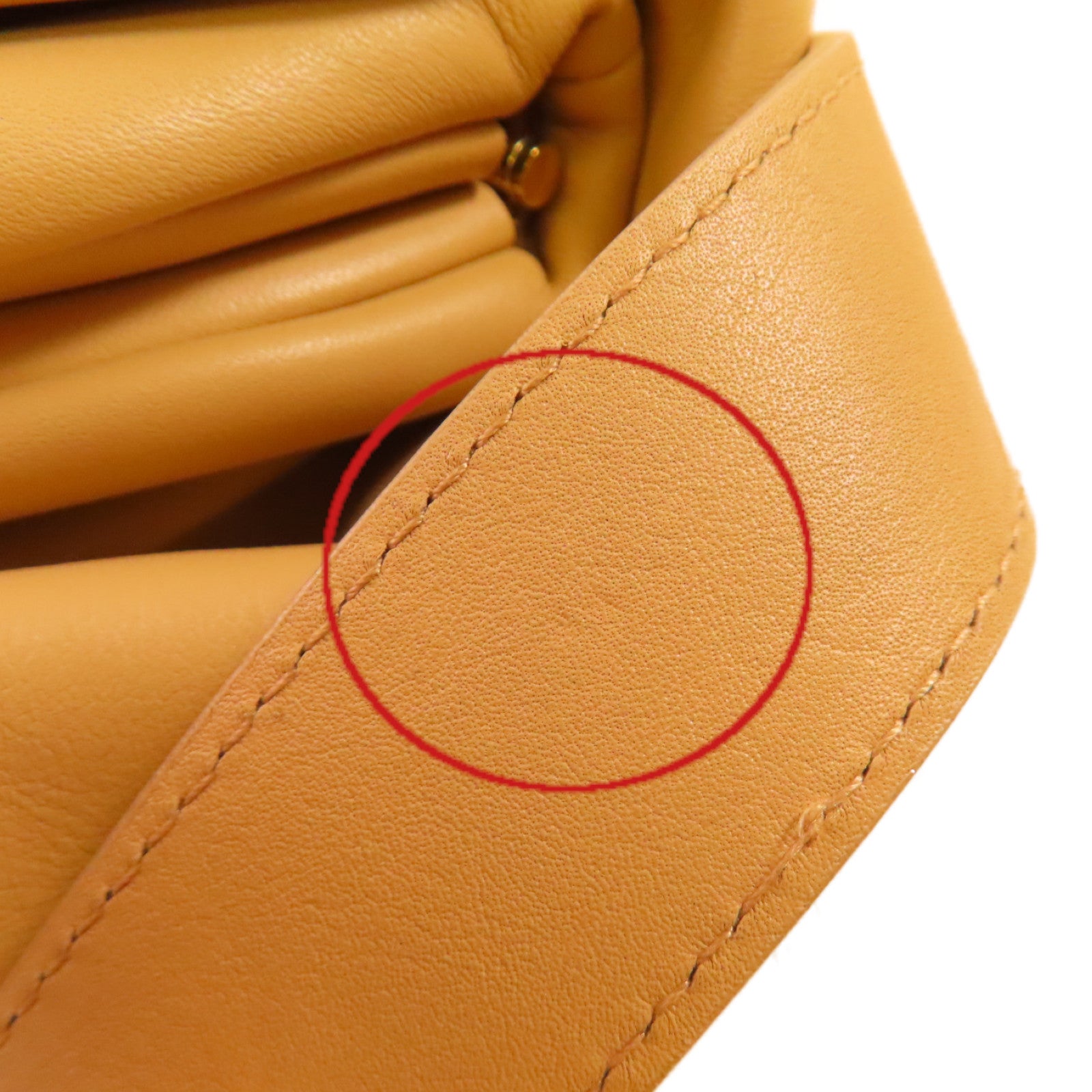 BOTTEGA VENETA 牛皮皮革The Belt Chaon Pouch Waist Bag金扣鏈帶腰包杏色