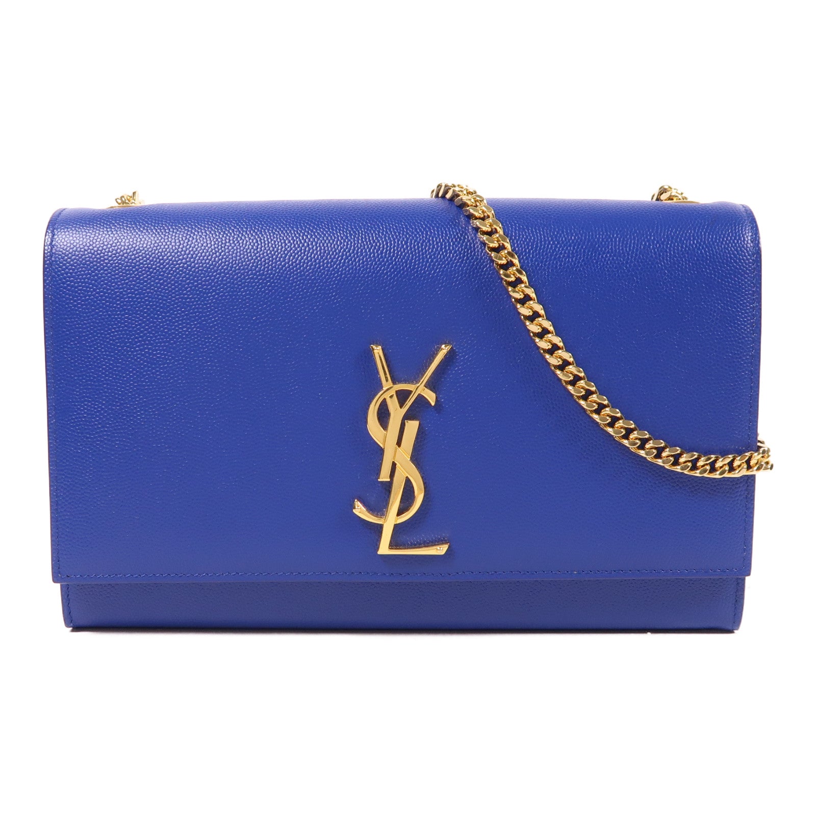 YVES SAINT LAURENT 牛皮皮革Kate Medium金扣鏈帶肩背袋