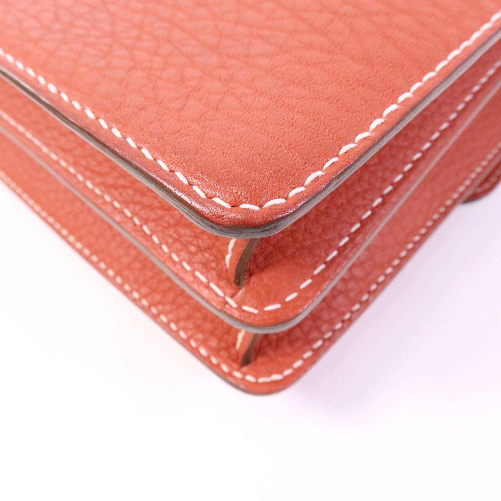 HERMES Clemence皮革 Roulis 23金扣肩背袋