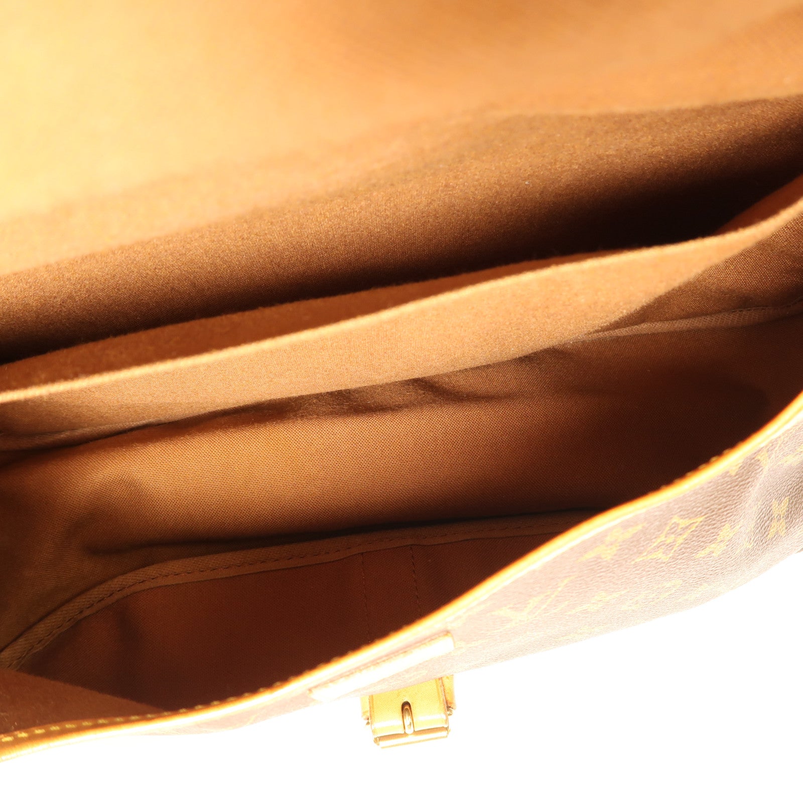 LOUIS VUITTON Monogram Saumur 30金扣肩背袋
