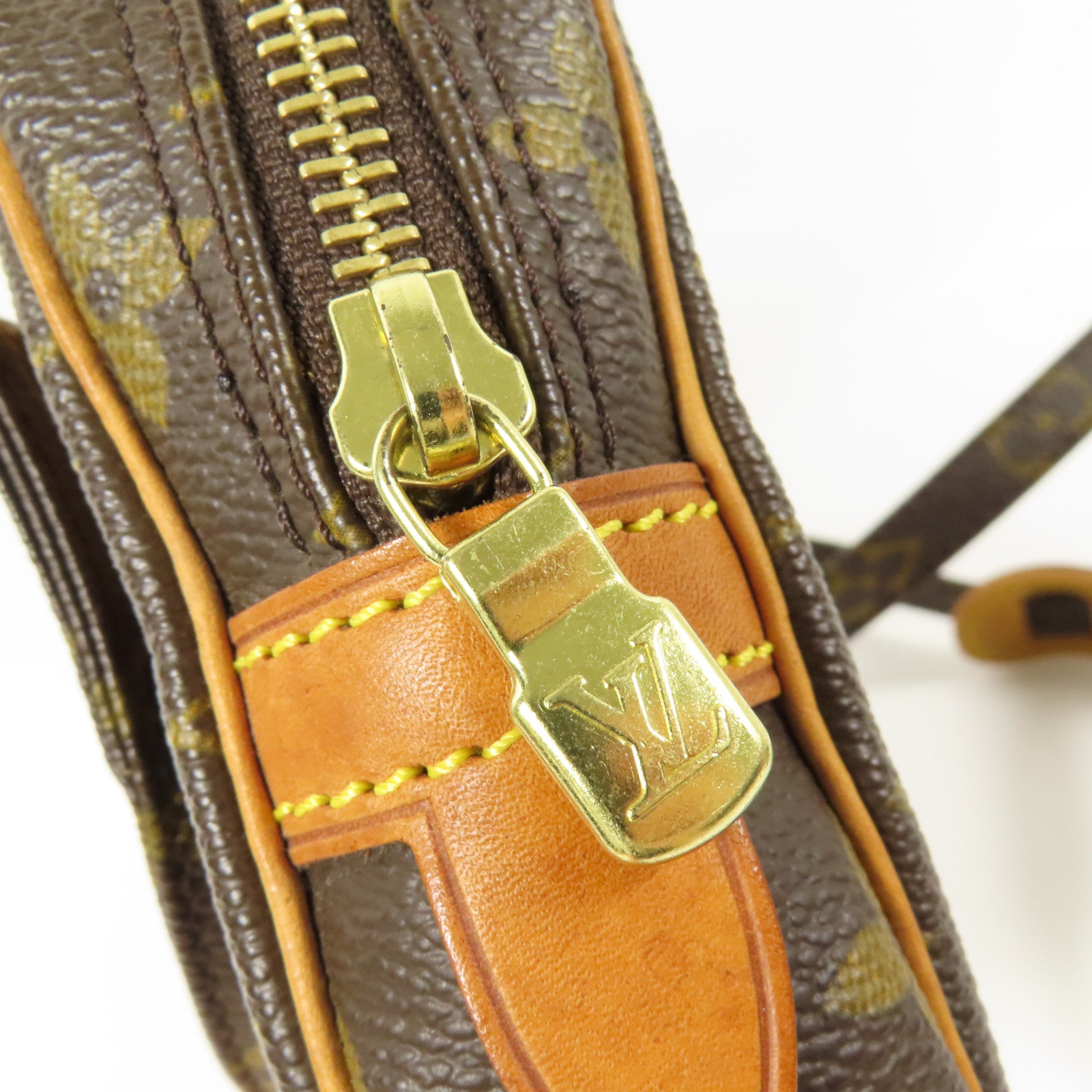 LOUIS VUITTON Monogram Marly Bandouliere金扣肩背袋棕色