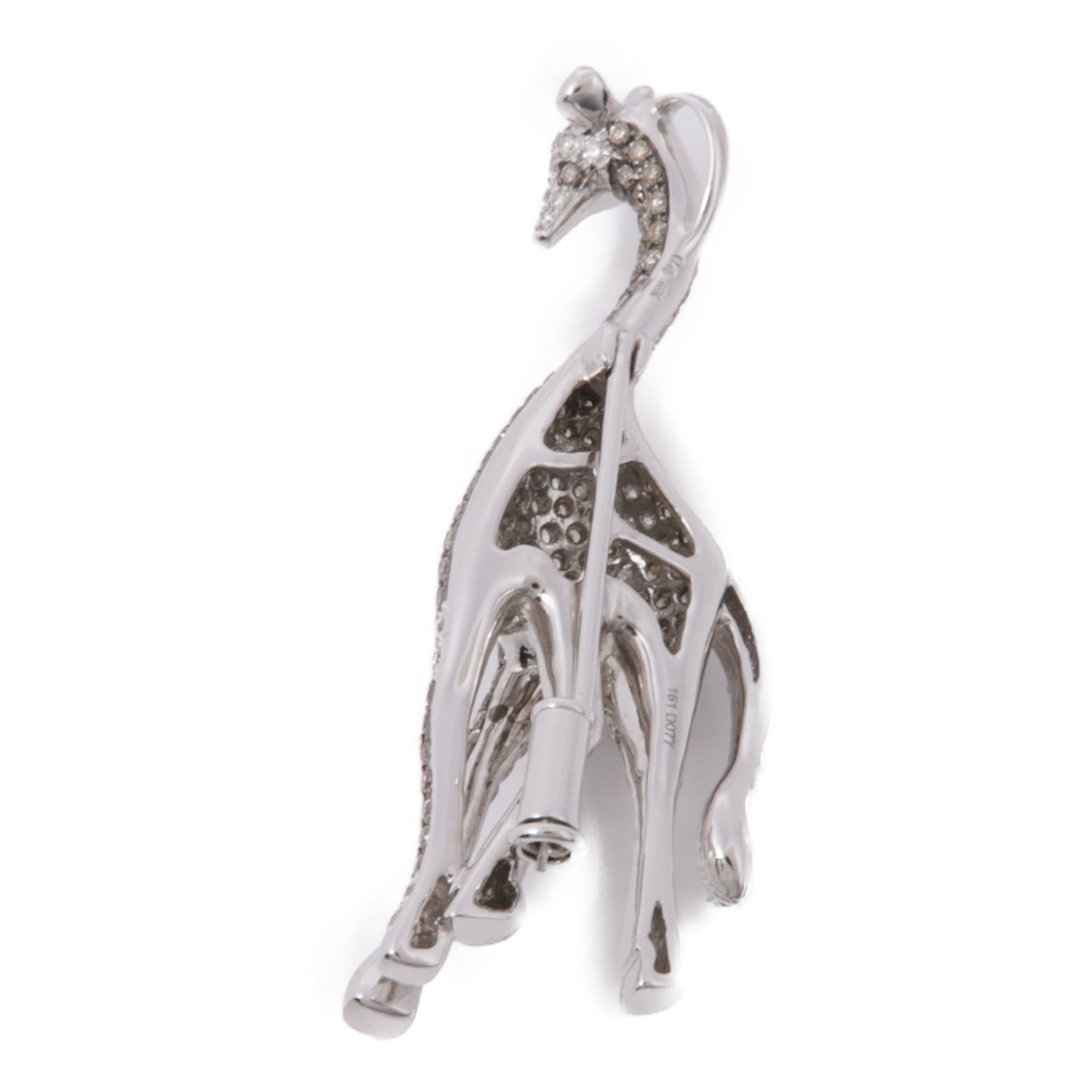 JEWELRY 18K白金Diamond Pendant Top/Brooch鑽石吊墜/胸針
