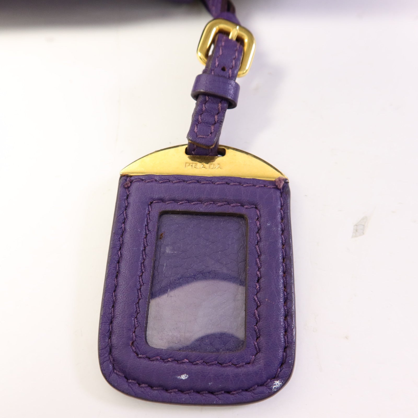 PRADA 牛皮皮革2 Way Shoulder Bag金扣手挽肩背兩用袋