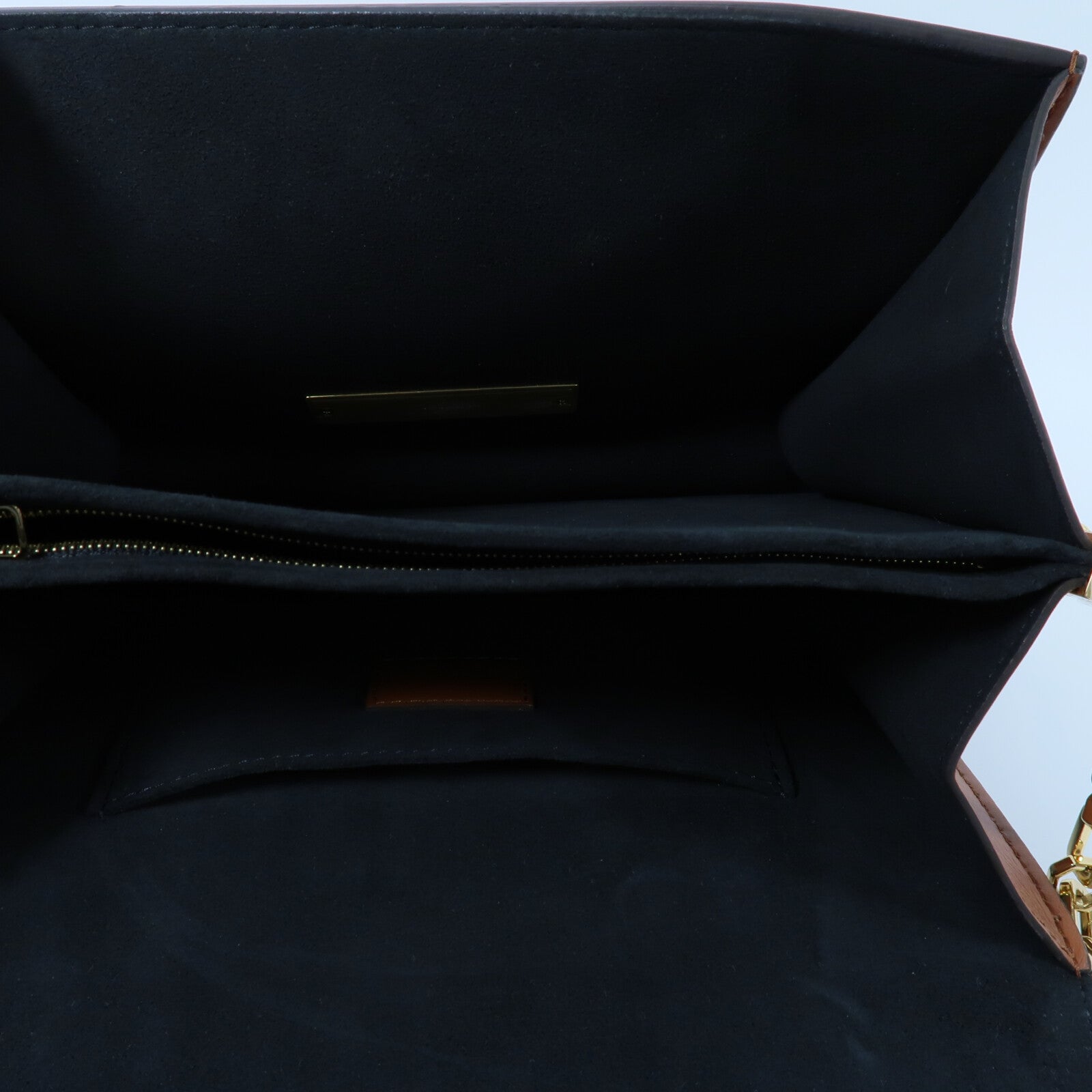 LOUIS VUITTON Monogram Reverse Dauphine MM鏈帶手挽肩背兩用袋