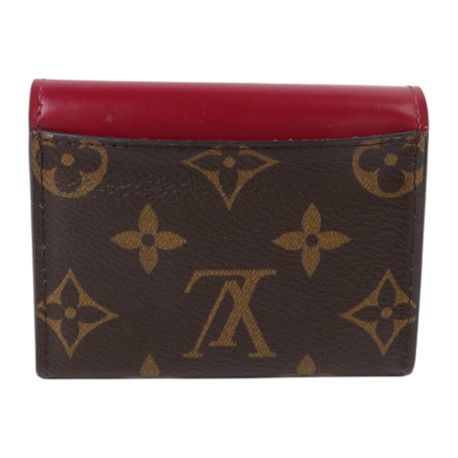 LOUIS VUITTON Monogram Fuchsia Zoe Wallet金扣錢包