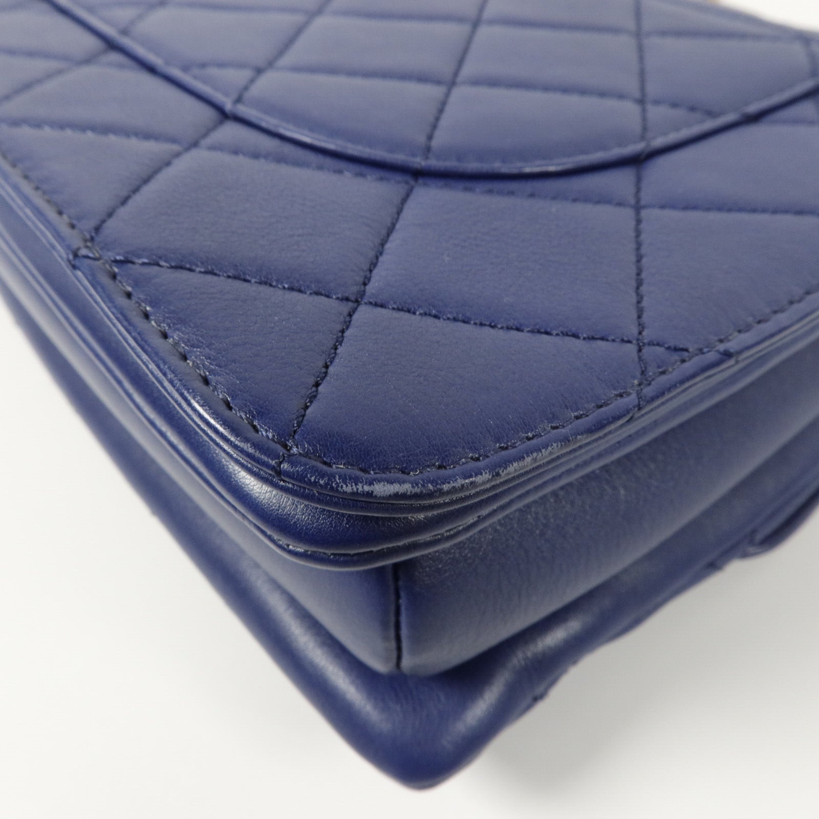 CHANEL 牛皮皮革Shoulder Bag鏈帶手挽肩背兩用袋