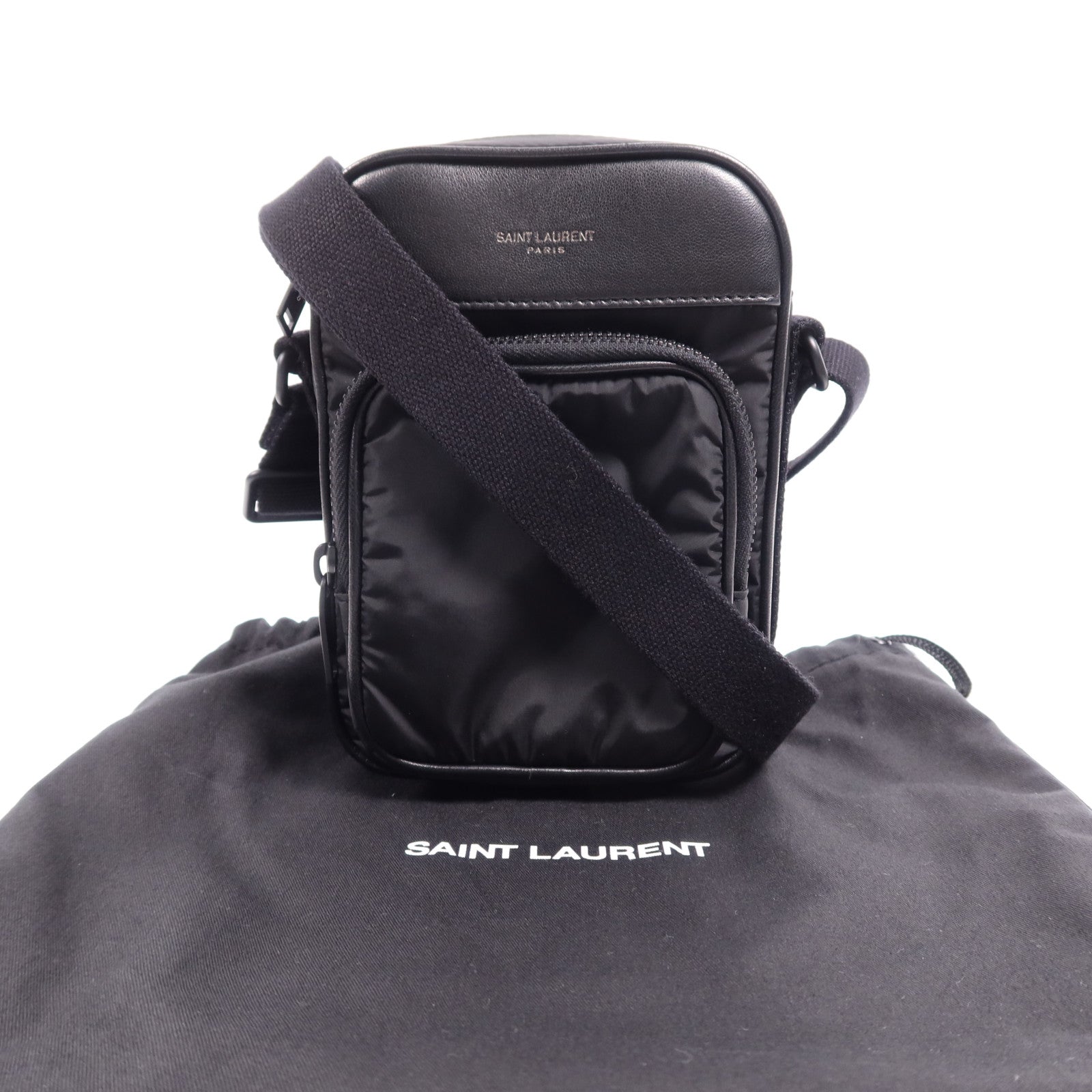 SAINT LAURENT 尼龍Minibolso Camara Bag肩背袋