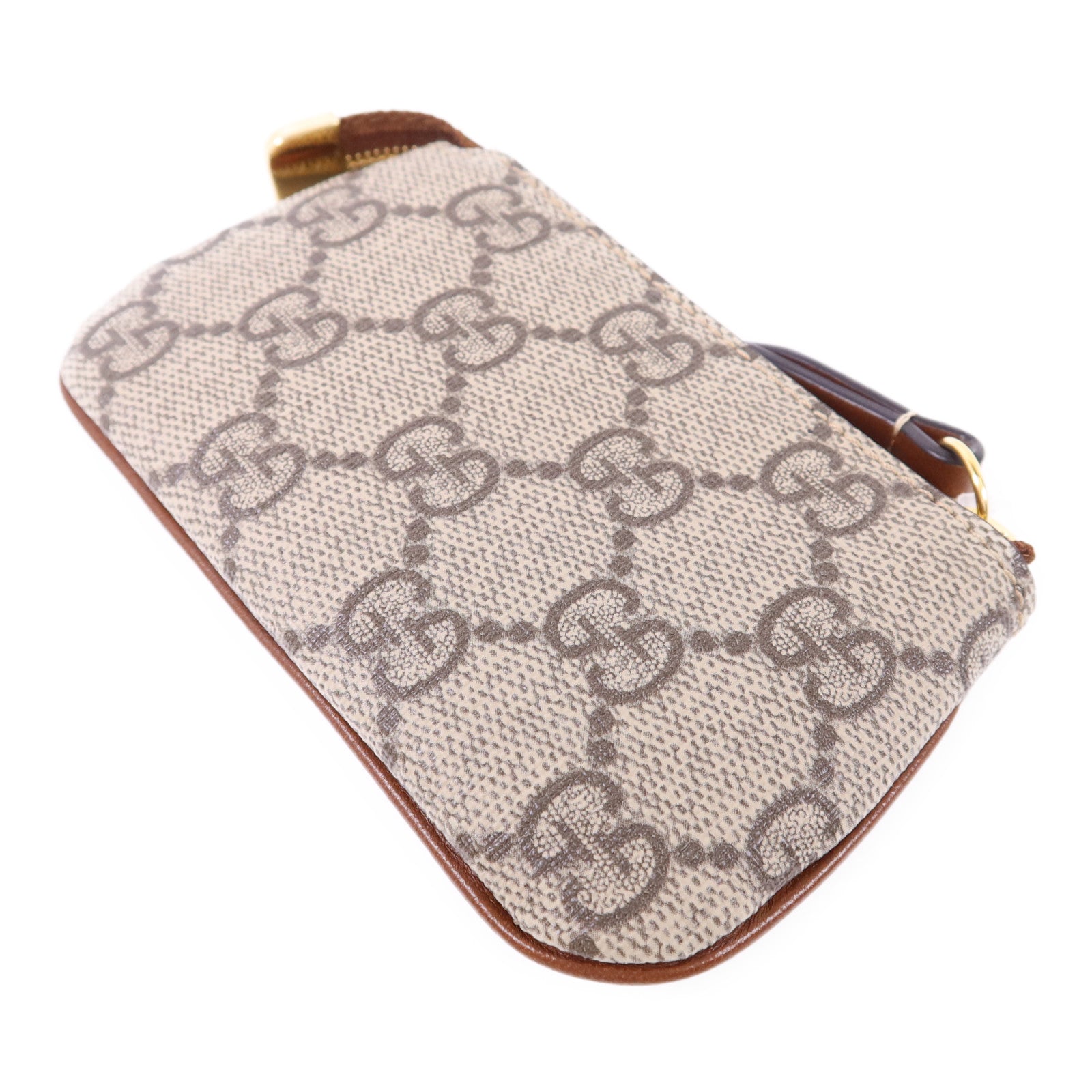 GUCCI 塗層帆布Coin Case金扣零錢包