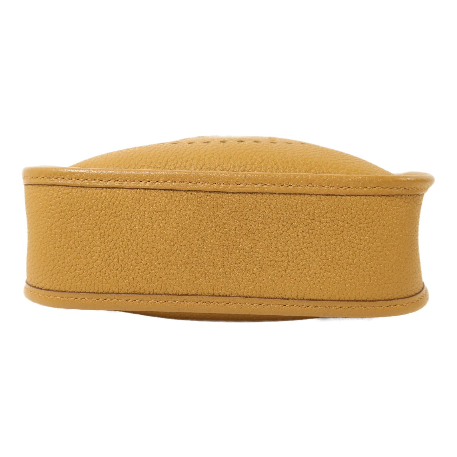 HERMES Maurice皮革Evelyne TPM金扣肩背袋Sesame/Lime