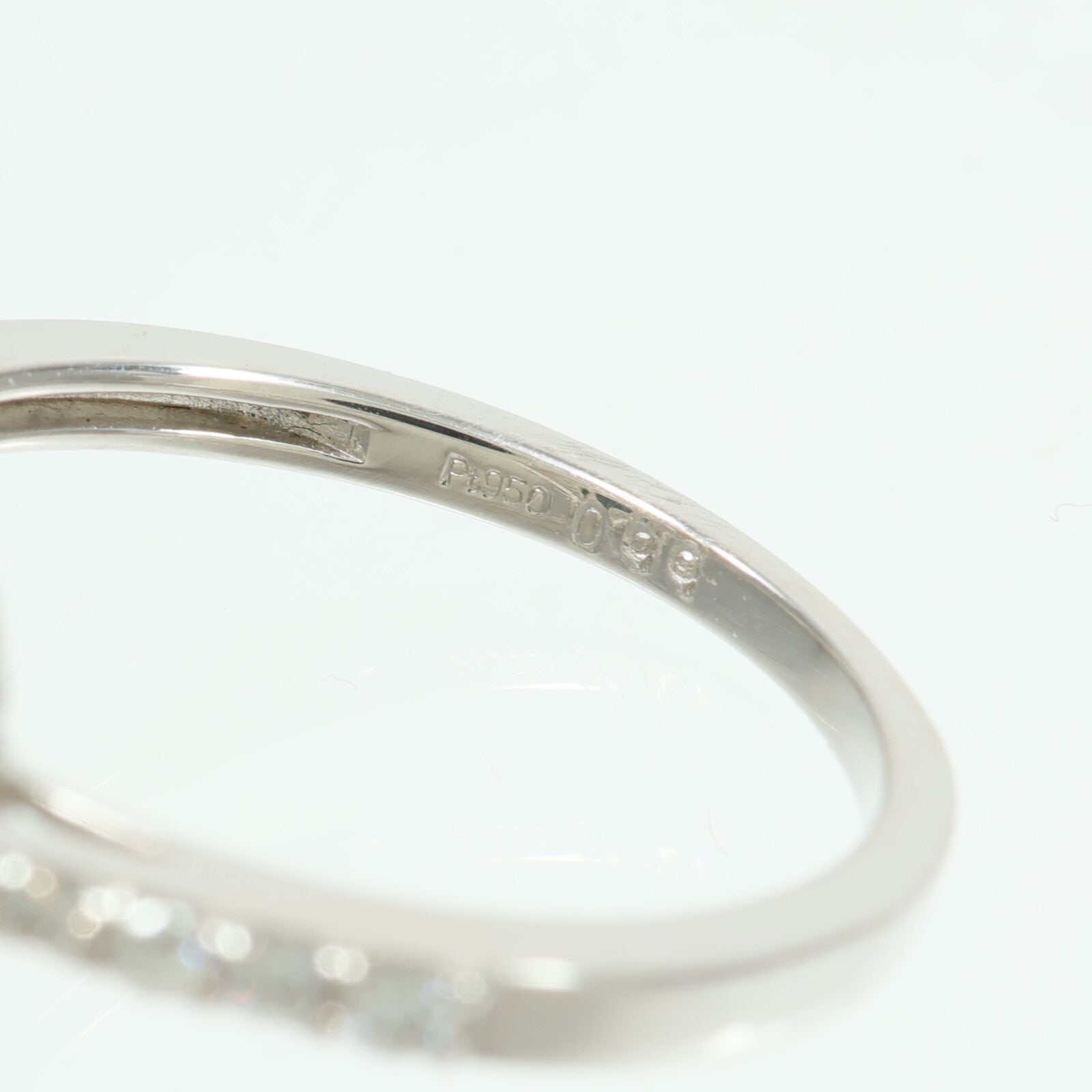 JEWELRY PT950鉑金Opal Diamond Ring蛋白石/鑽石戒指