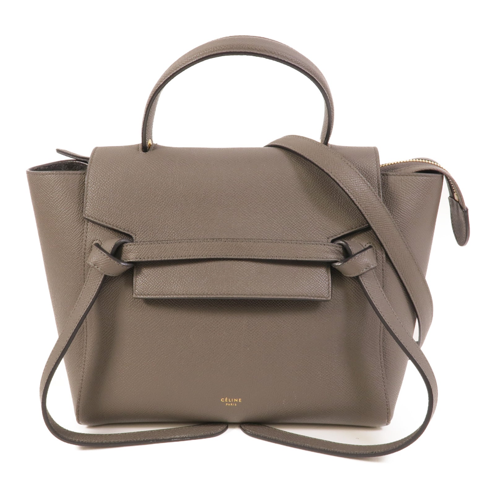 CELINE 牛皮皮革Micro Belt Bag手挽肩背兩用袋