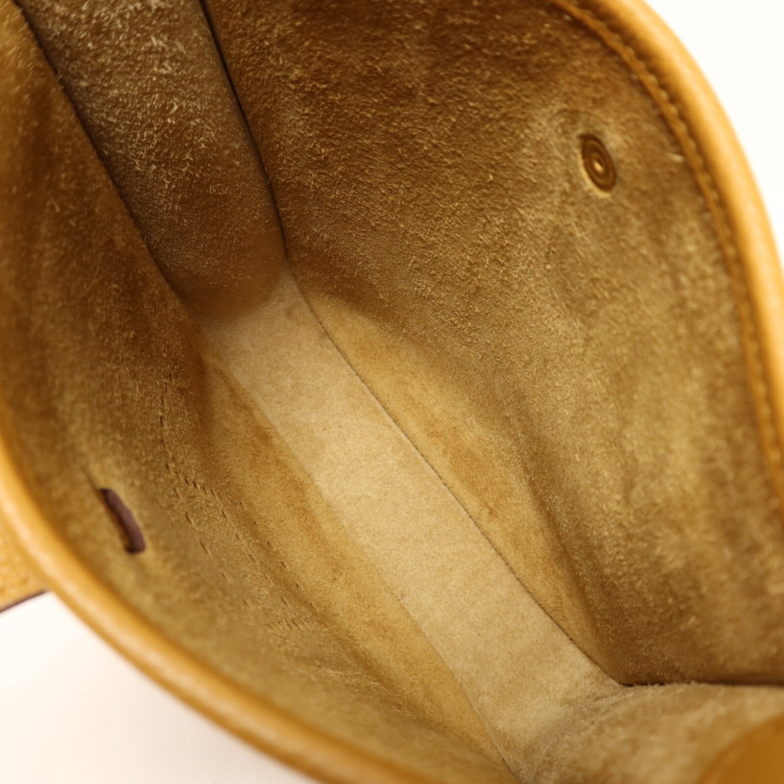 HERMES Maurice皮革Evelyne TPM金扣肩背袋Sesame/Lime