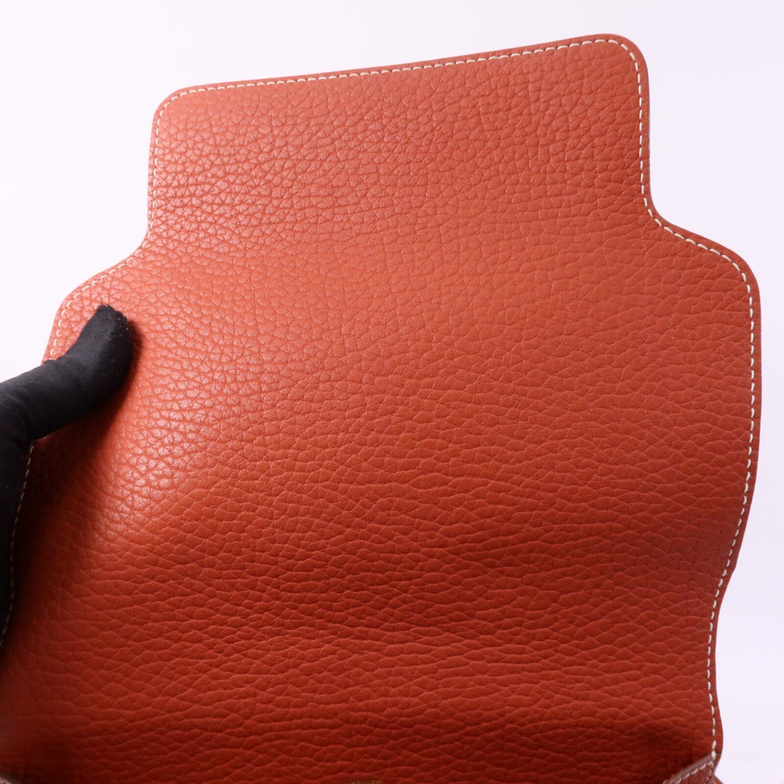 HERMES Clemence皮革 Roulis 23金扣肩背袋