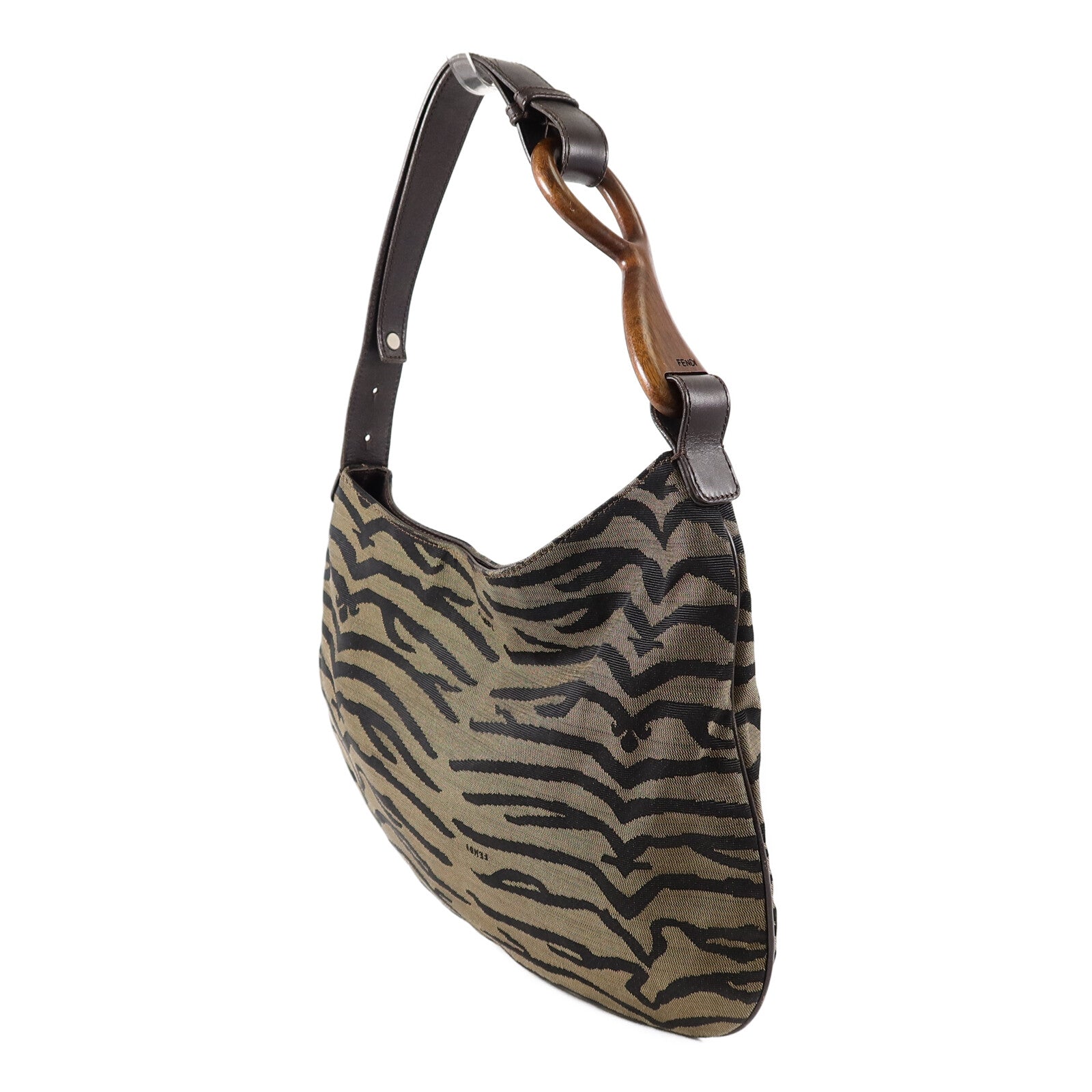 FENDI 帆布Oyster Bag肩背袋