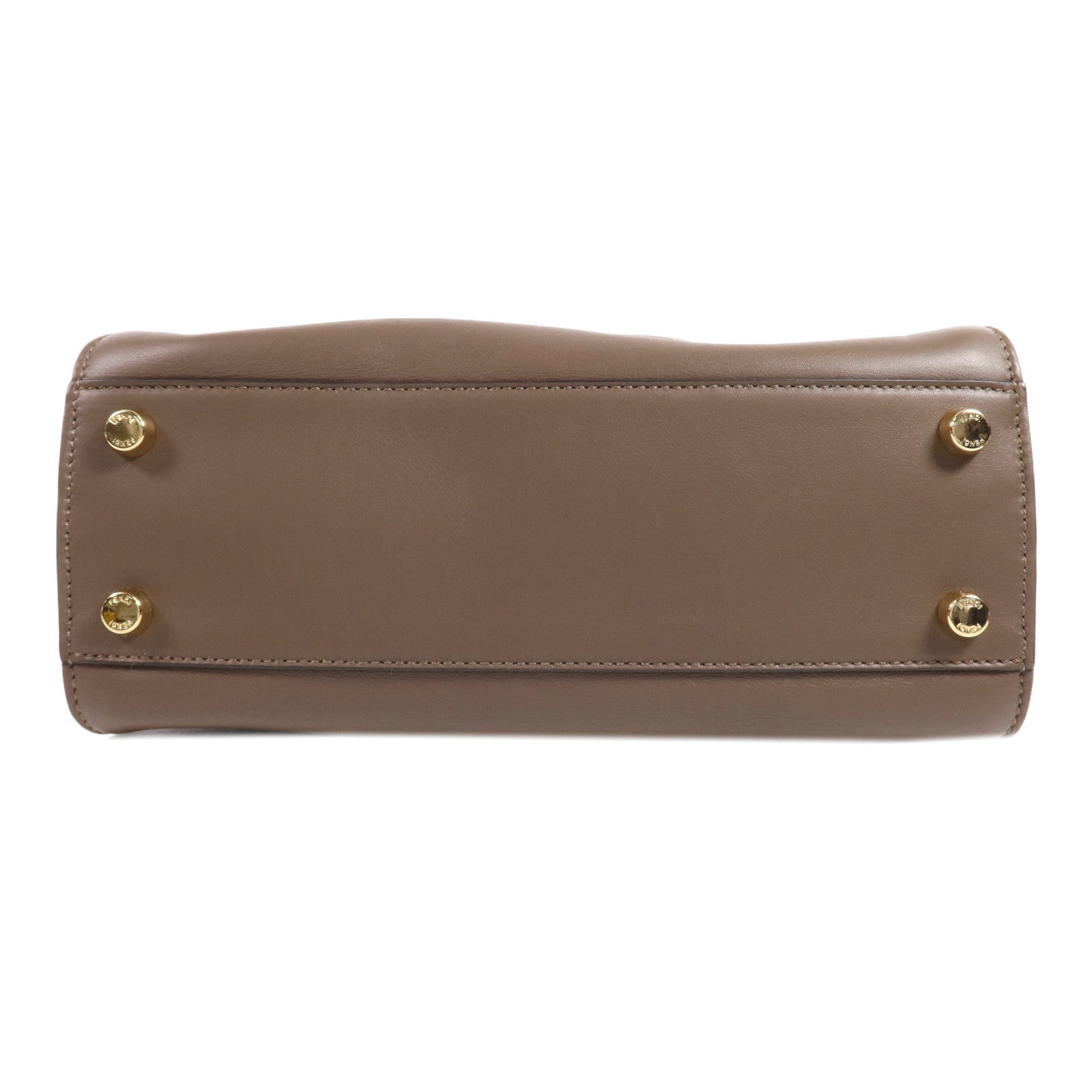 FENDI 牛皮皮革Peekaboo金扣手挽肩背兩用袋