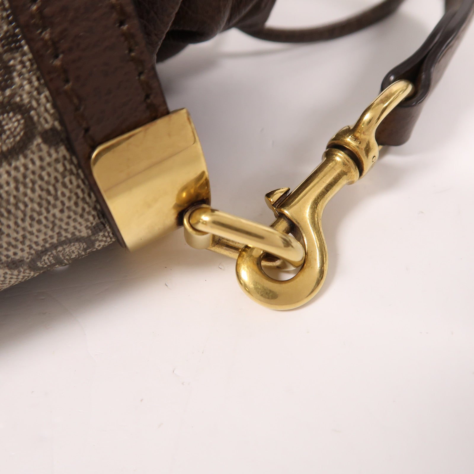 GUCCI 【激減優惠】塗層帆布Ophidia Bucket Bag金扣手挽肩背兩用袋