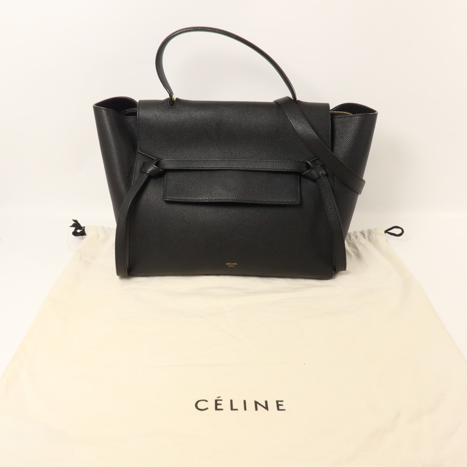 CELINE 牛皮皮革Belt Bag手挽肩背兩用袋