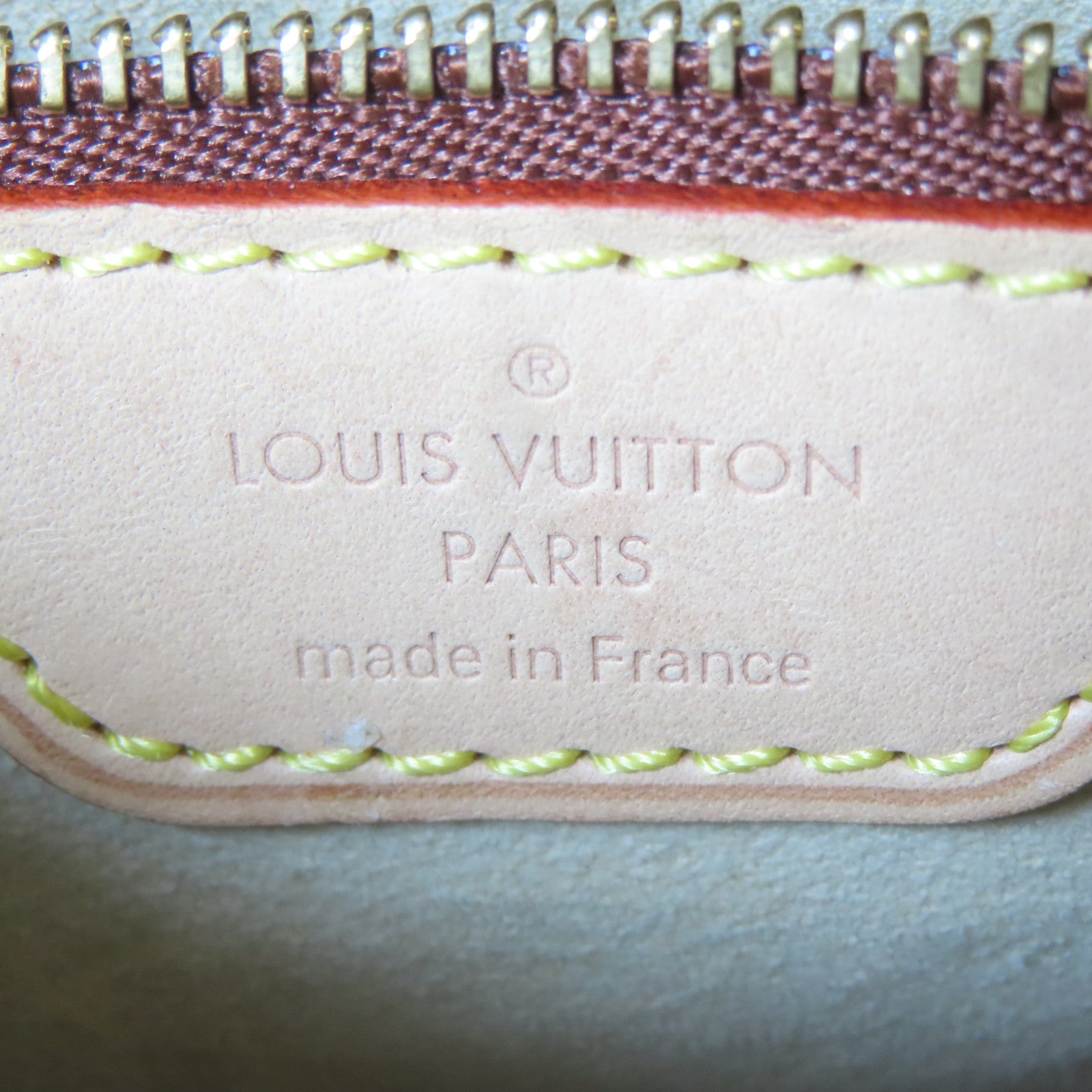 LOUIS VUITTON Monogram Looping MM金扣肩背袋啡色