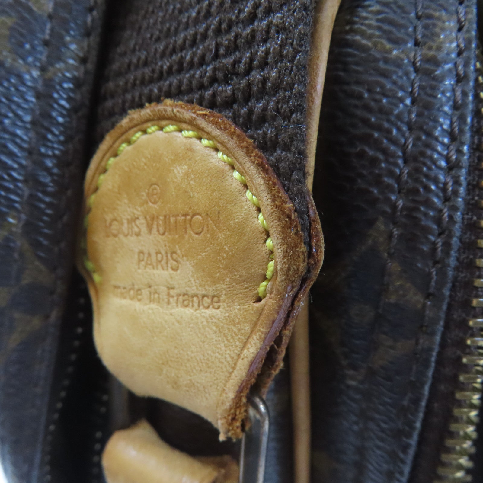 LOUIS VUITTON Monogram Reporter PM金扣肩背袋啡色
