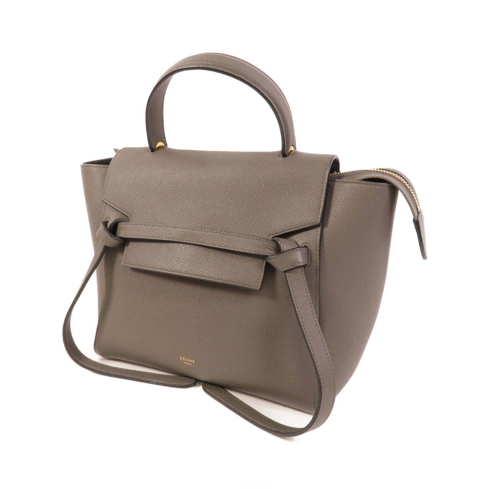 CELINE 牛皮皮革Micro Belt Bag手挽肩背兩用袋