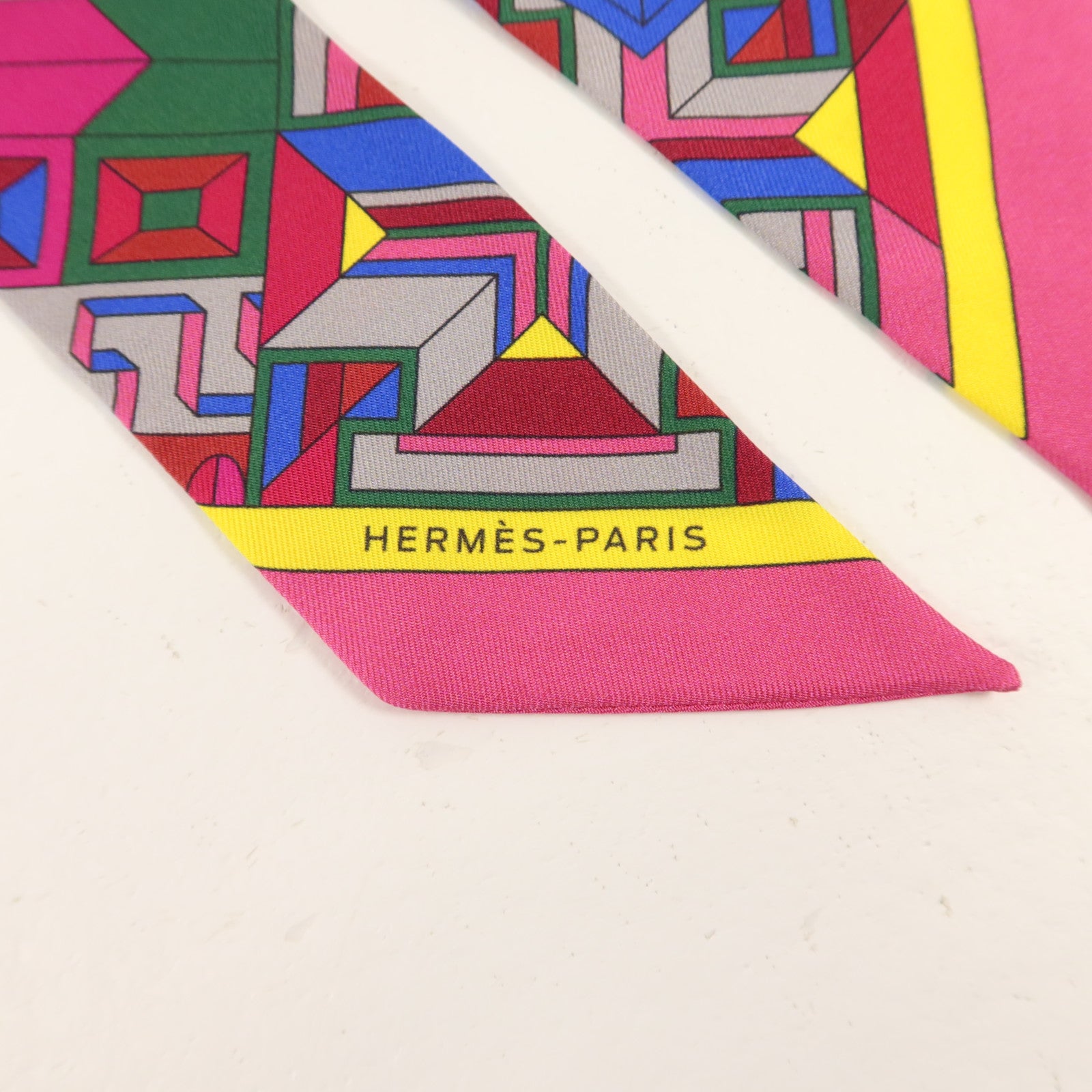 HERMES 絲質Twilly絲巾