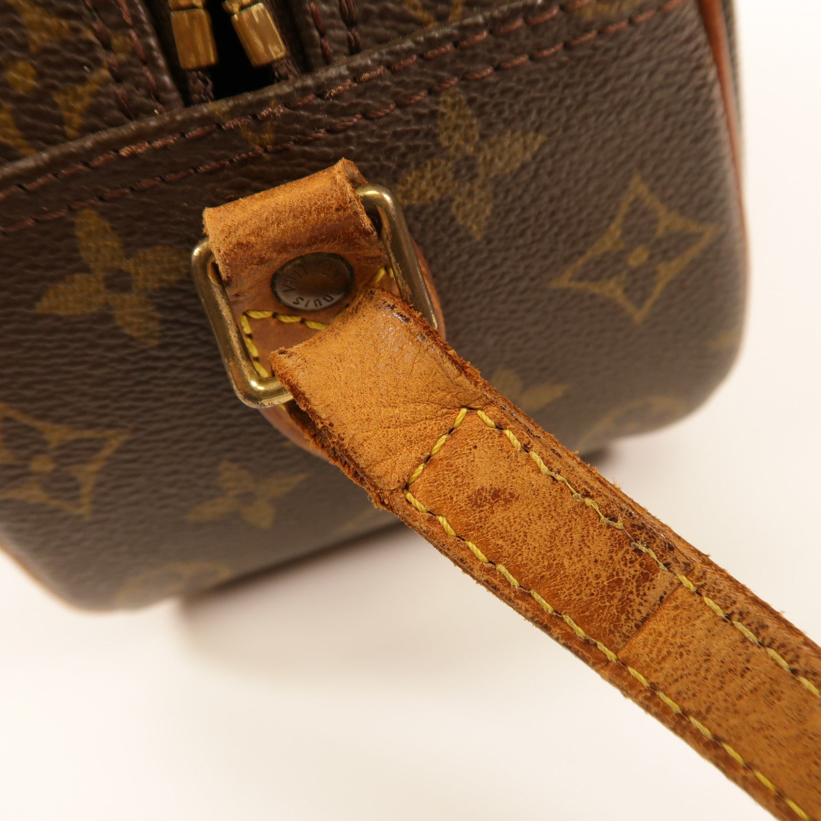 LOUIS VUITTON Monogram Blois金扣肩背袋棕色