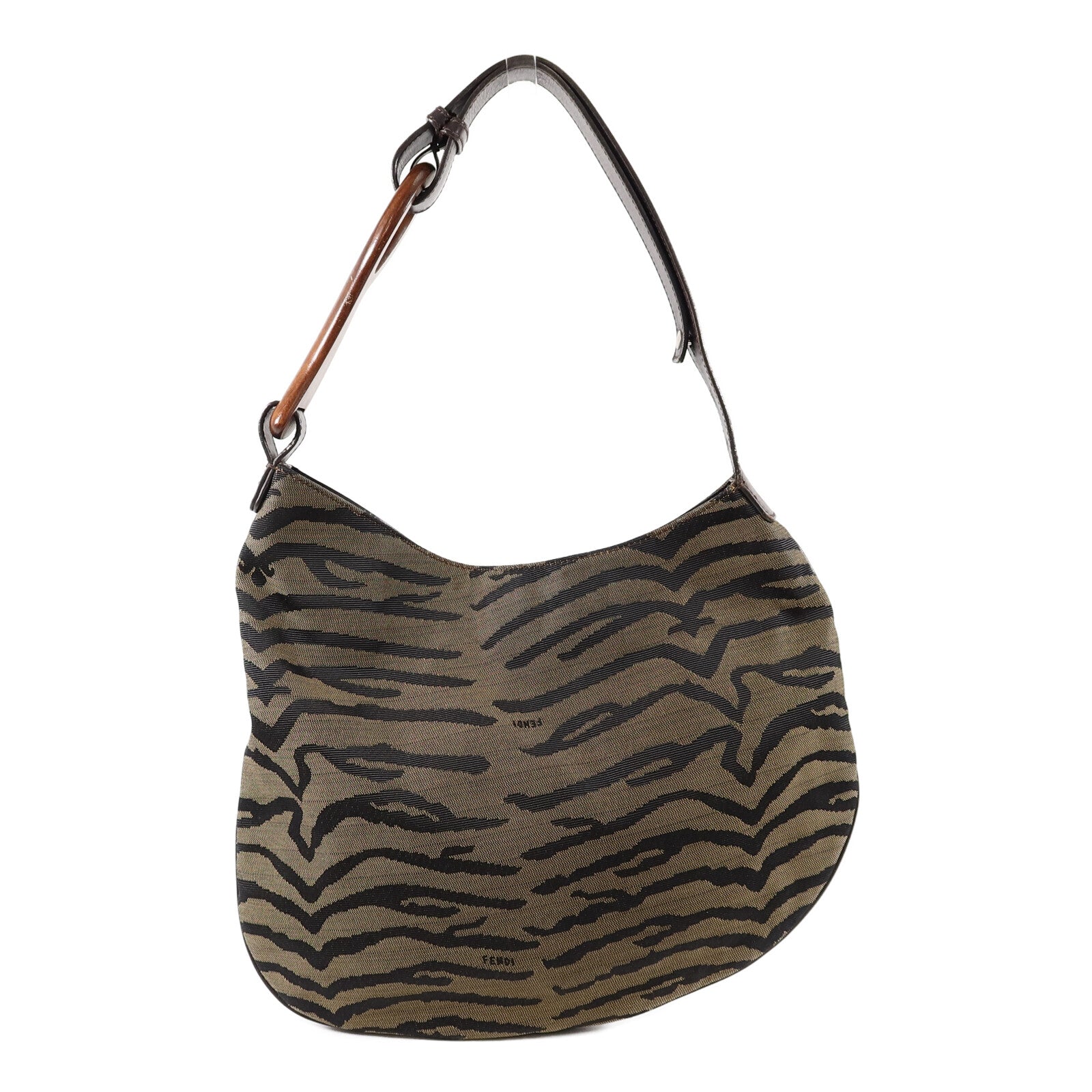 FENDI 帆布Oyster Bag肩背袋