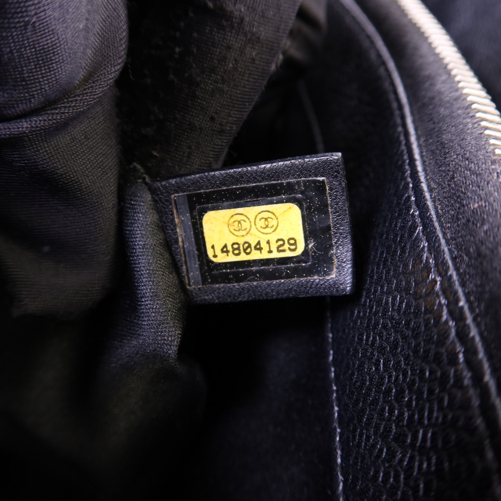 CHANEL 牛皮皮革GST Grand Shopping Tote Bag銀扣鏈帶肩背袋
