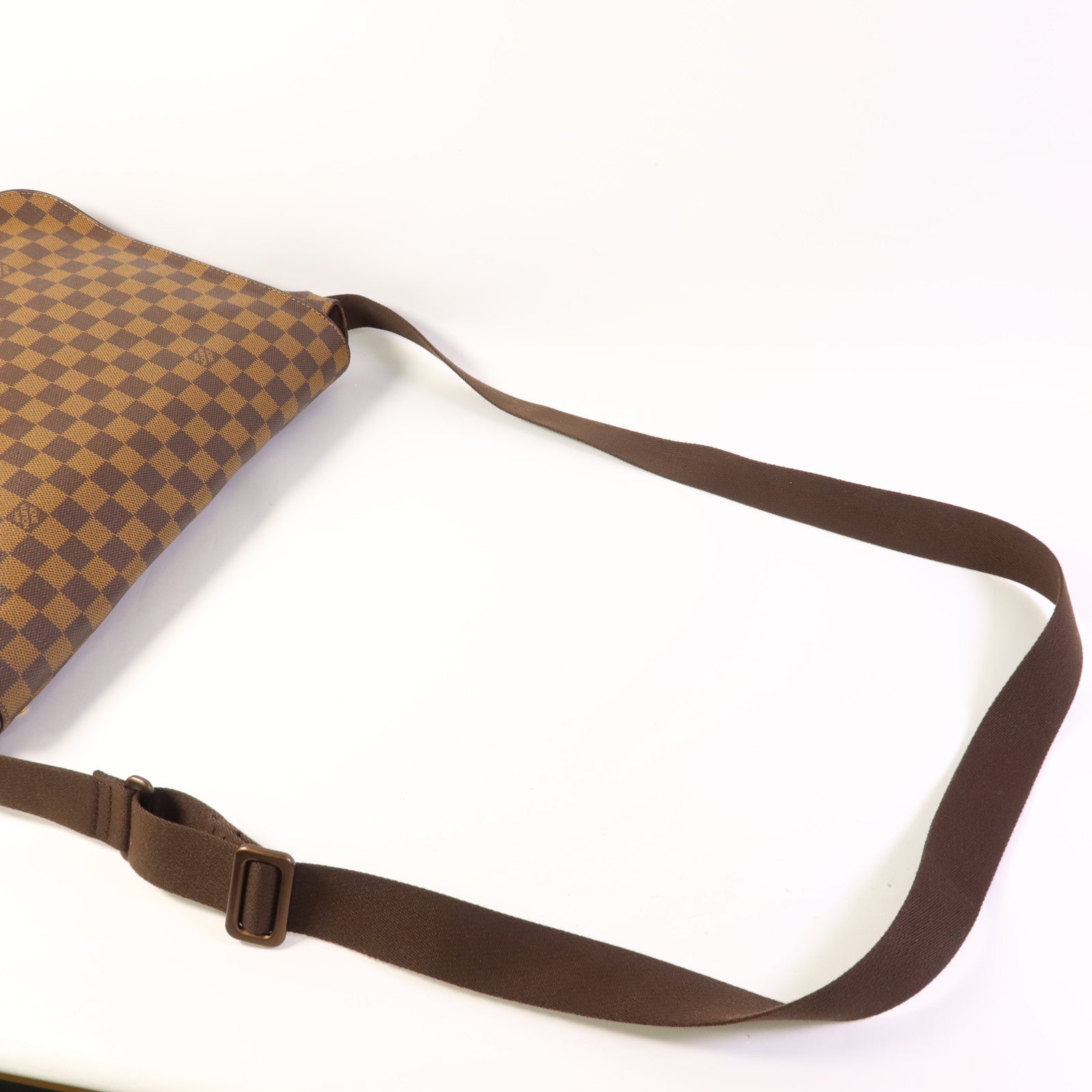 LOUIS VUITTON Damier Brooklyn GM金扣肩背袋