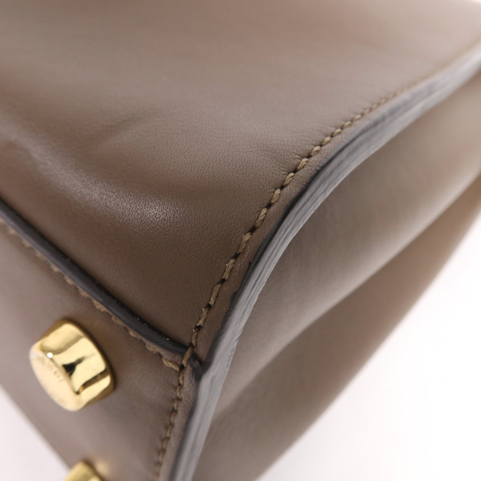 FENDI 牛皮皮革Peekaboo金扣手挽肩背兩用袋