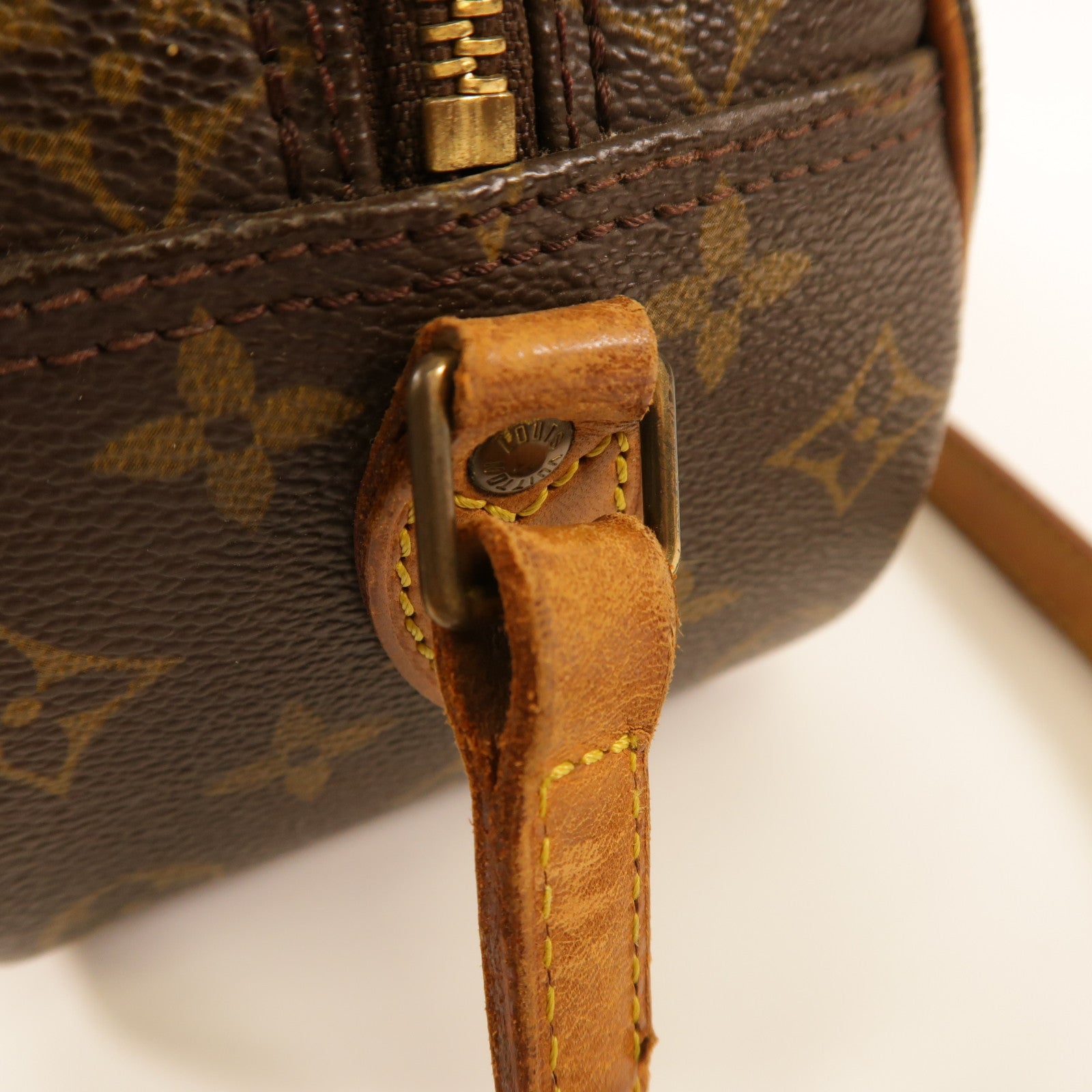 LOUIS VUITTON Monogram Blois金扣肩背袋棕色