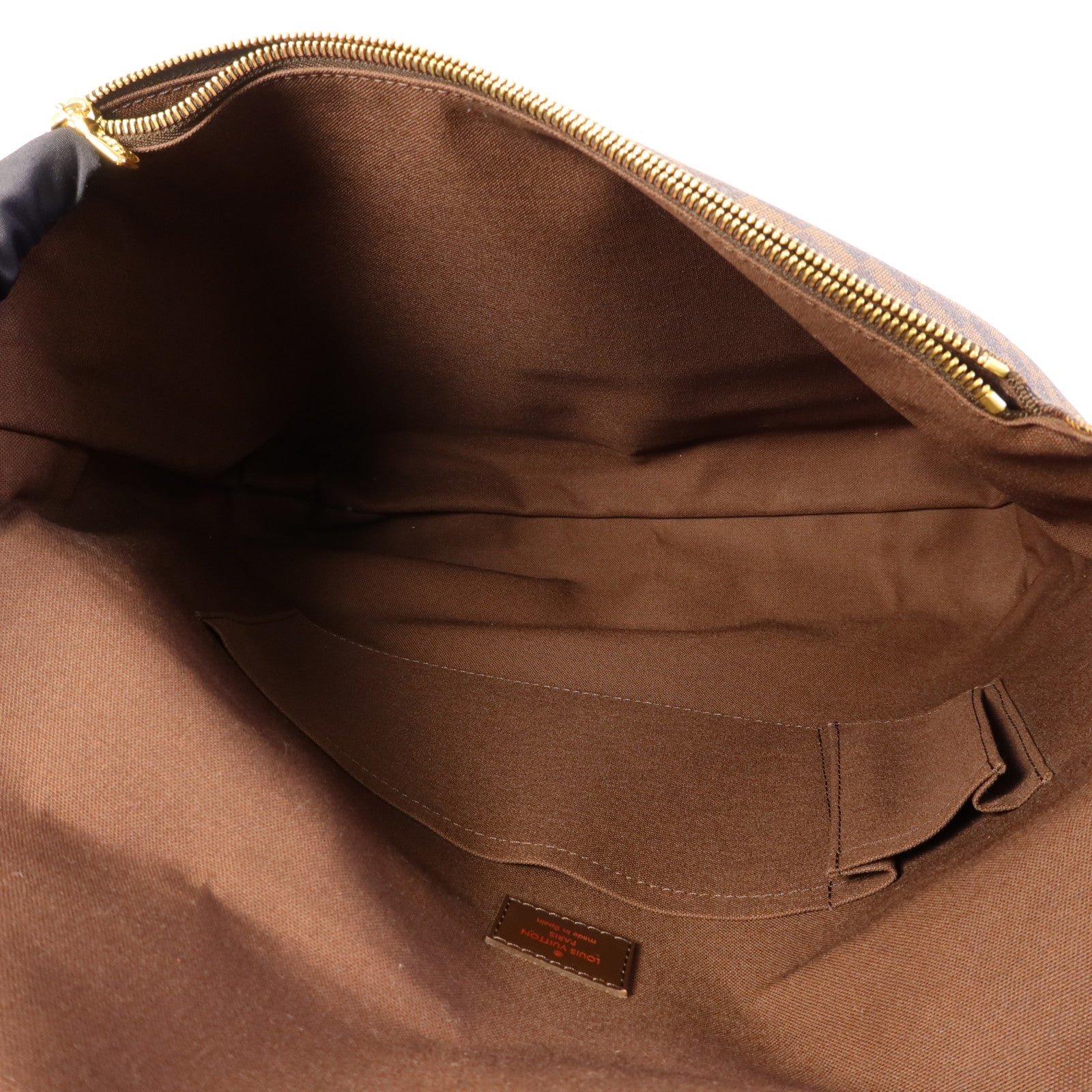 LOUIS VUITTON Damier Brooklyn GM金扣肩背袋