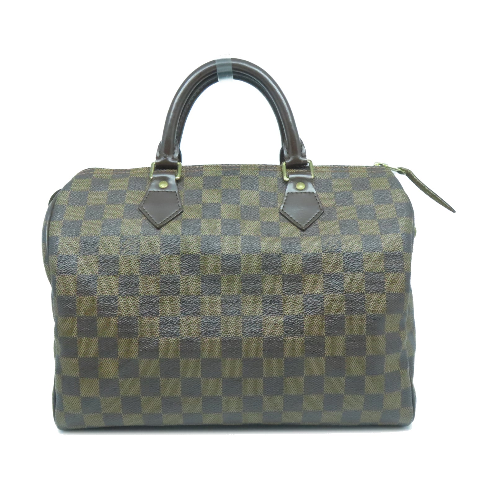 LOUIS VUITTON 【激減優惠】Damier Speedy 30金扣手挽袋啡色