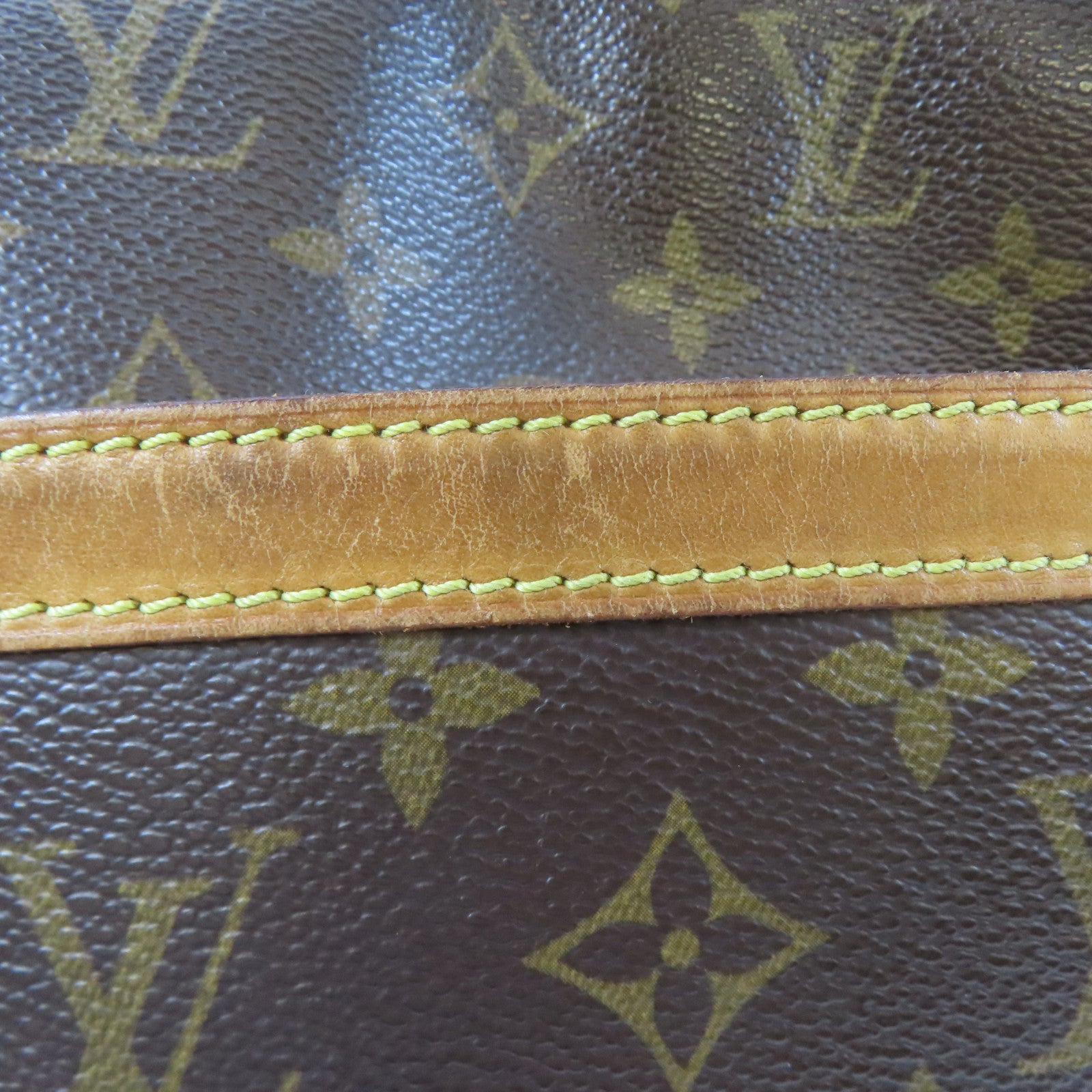 LOUIS VUITTON Monogram Reporter PM金扣肩背袋啡色