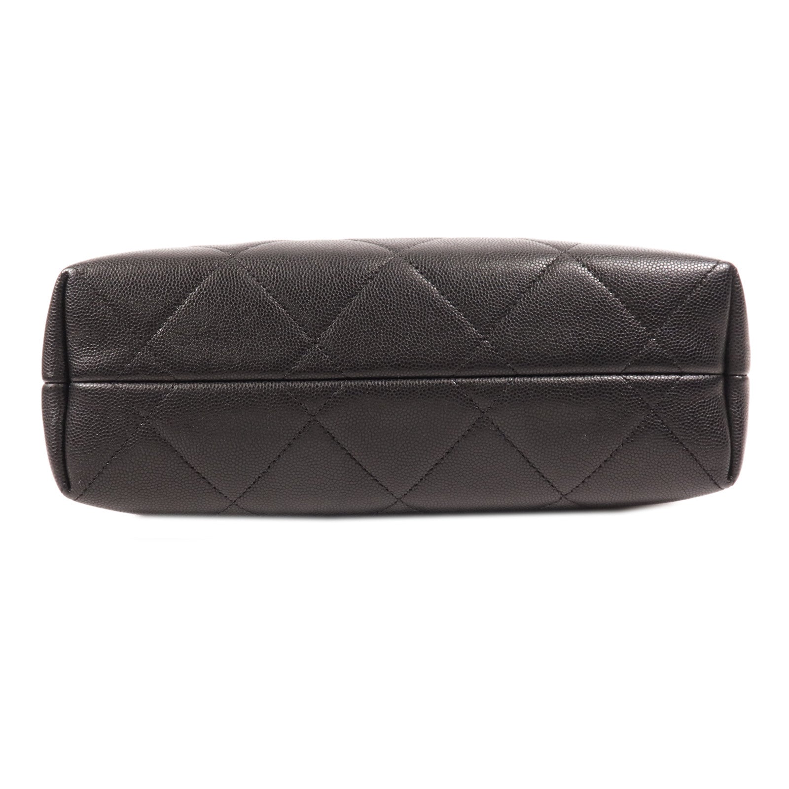 CHANEL 牛皮皮革Chain Shoulder金扣手挽肩背兩用袋